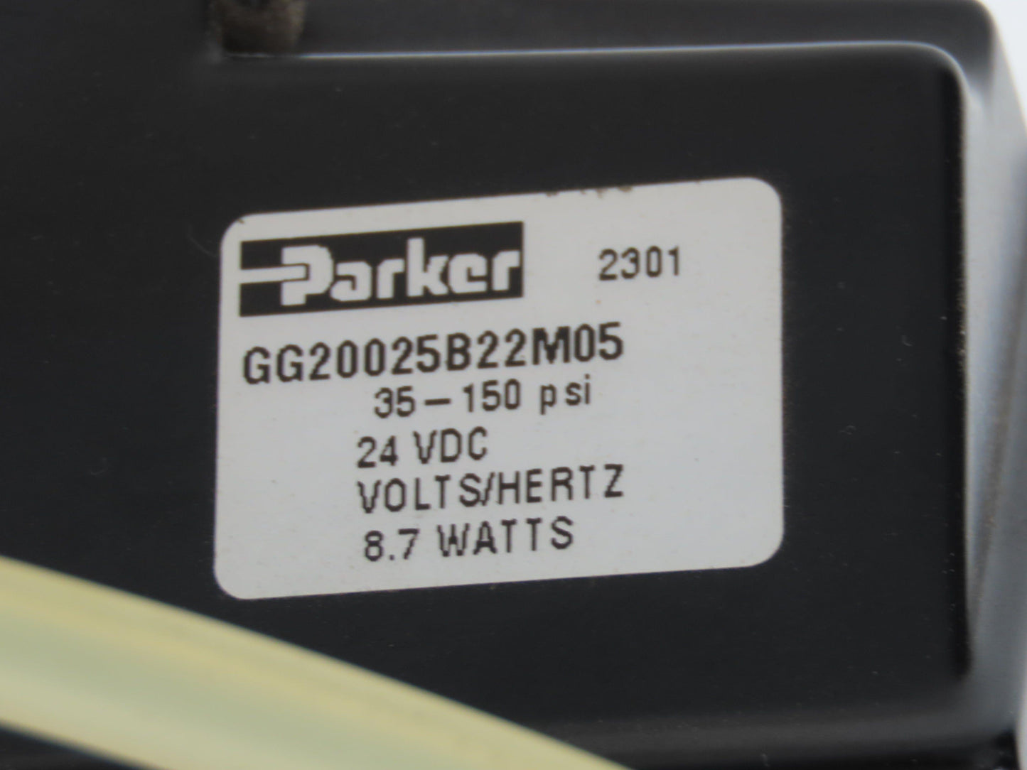 Parker Pneumatic Cylinder Actuated 5" Butterfly Valve 150psi 24VDC Solenoid