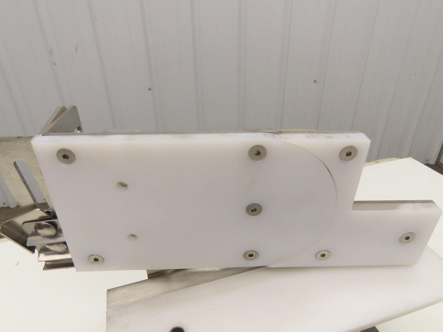 Arrowhead 10" Tabletop Belt Stainless Bottle Conveyor Diverter Section 12"L