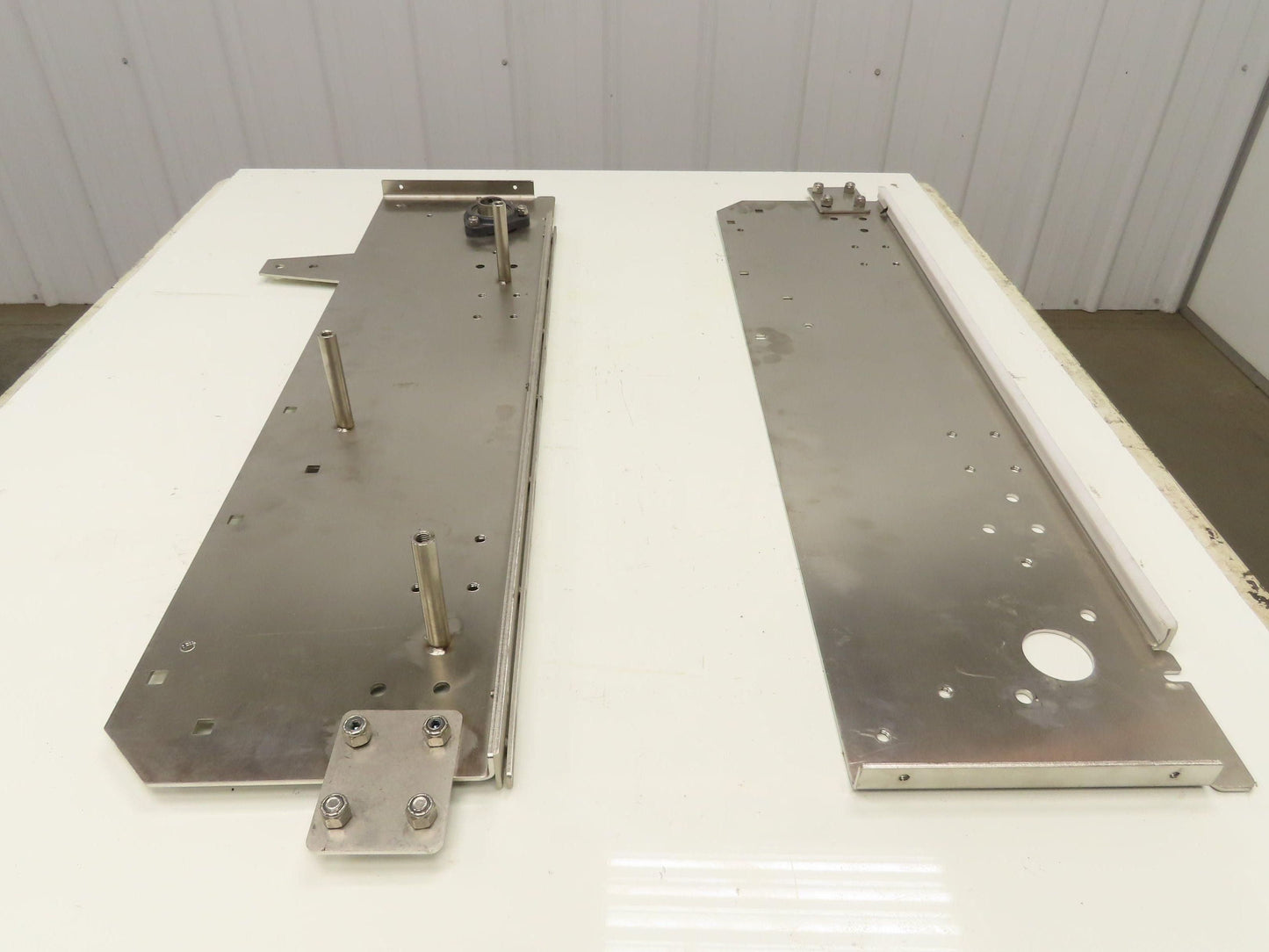 Arrowhead Tabletop Belt Steel Bottle Conveyor Set of 2 Side Panels 36" Section