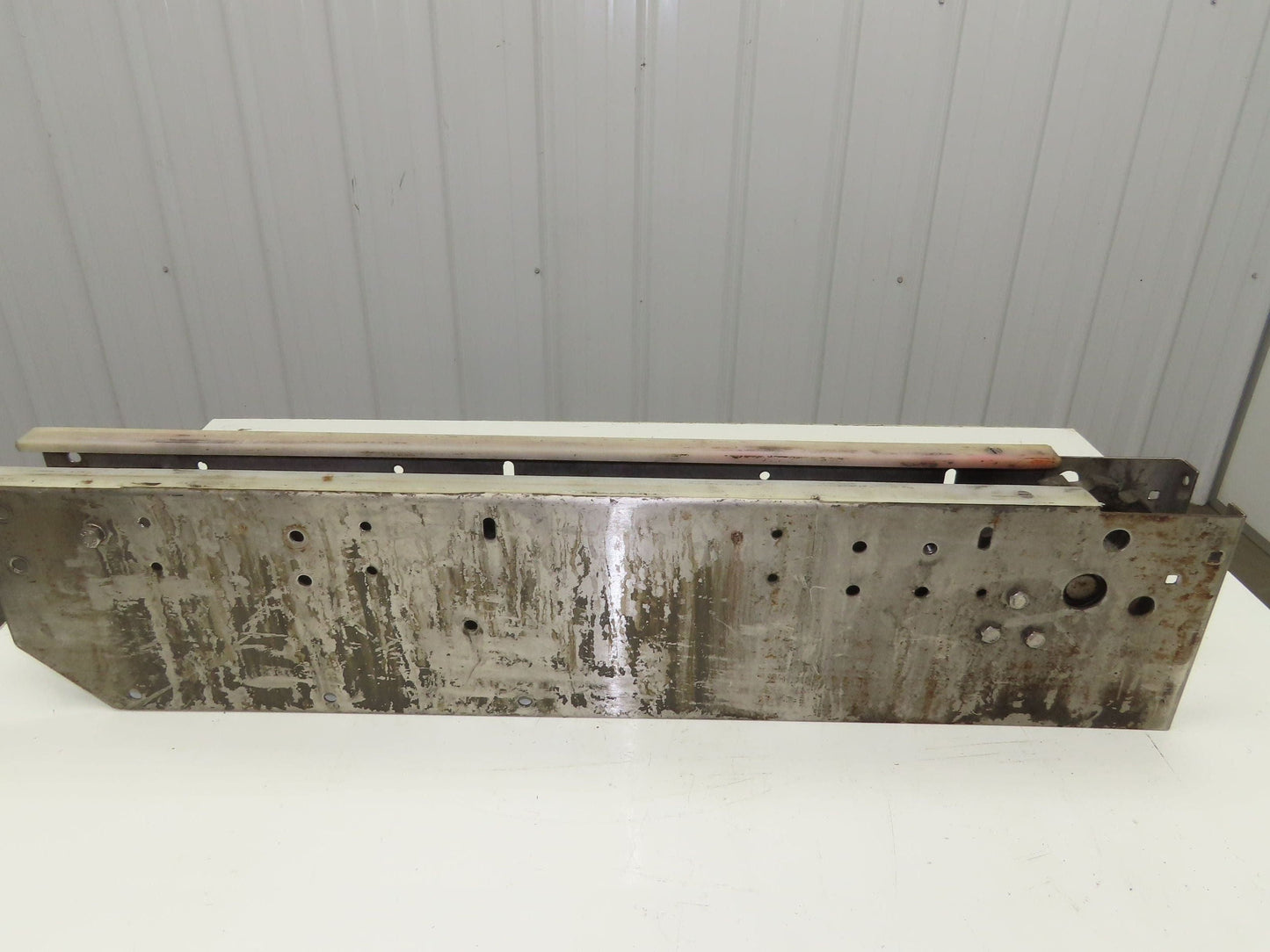 Arrowhead 3.25" Tabletop Stainless Bottle Conveyor Idler Section 36"L -No Drive