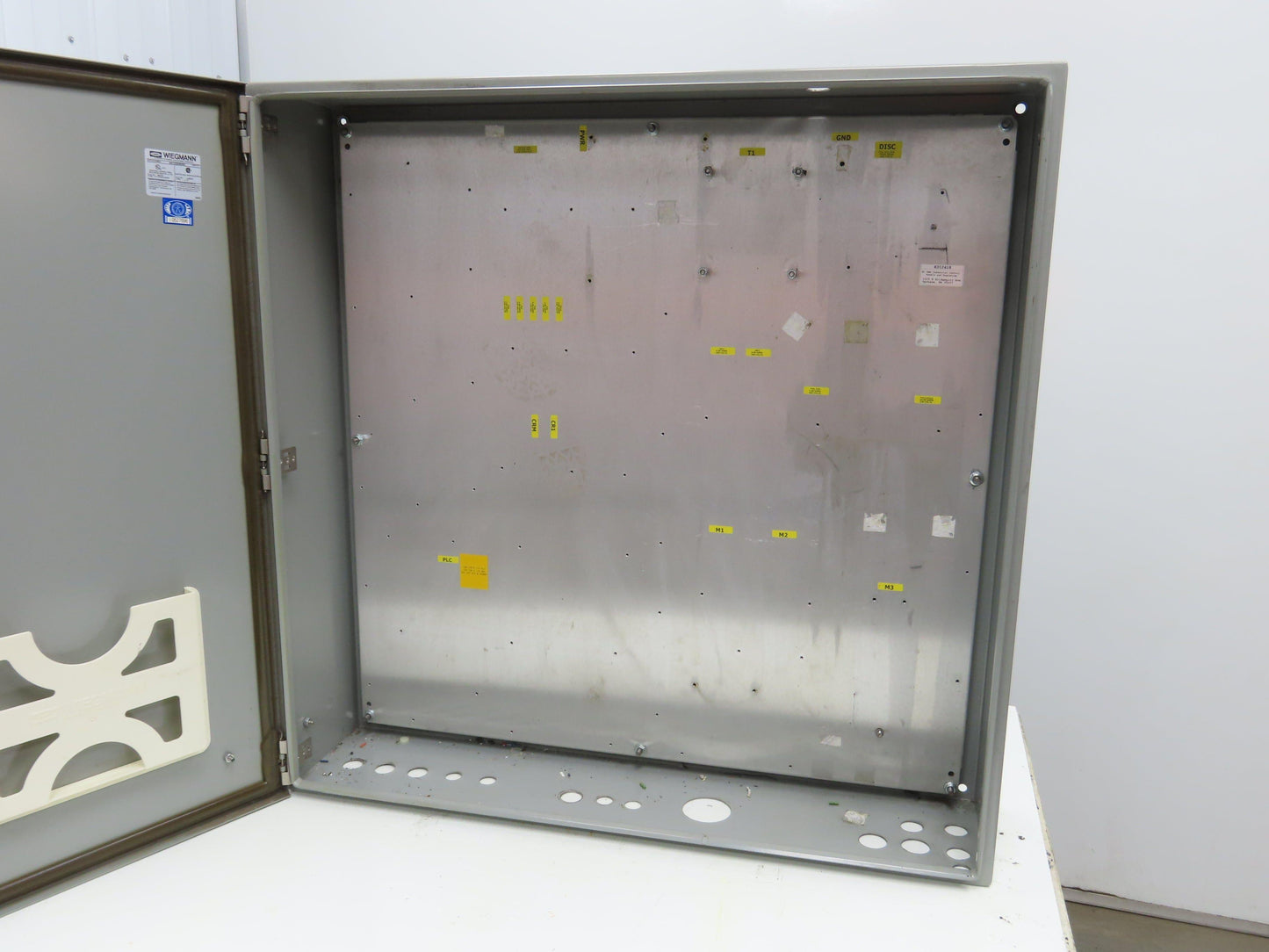 Wiegmann N412363608C Electrical Enclosure Control Panel 36x36x8" Backplate