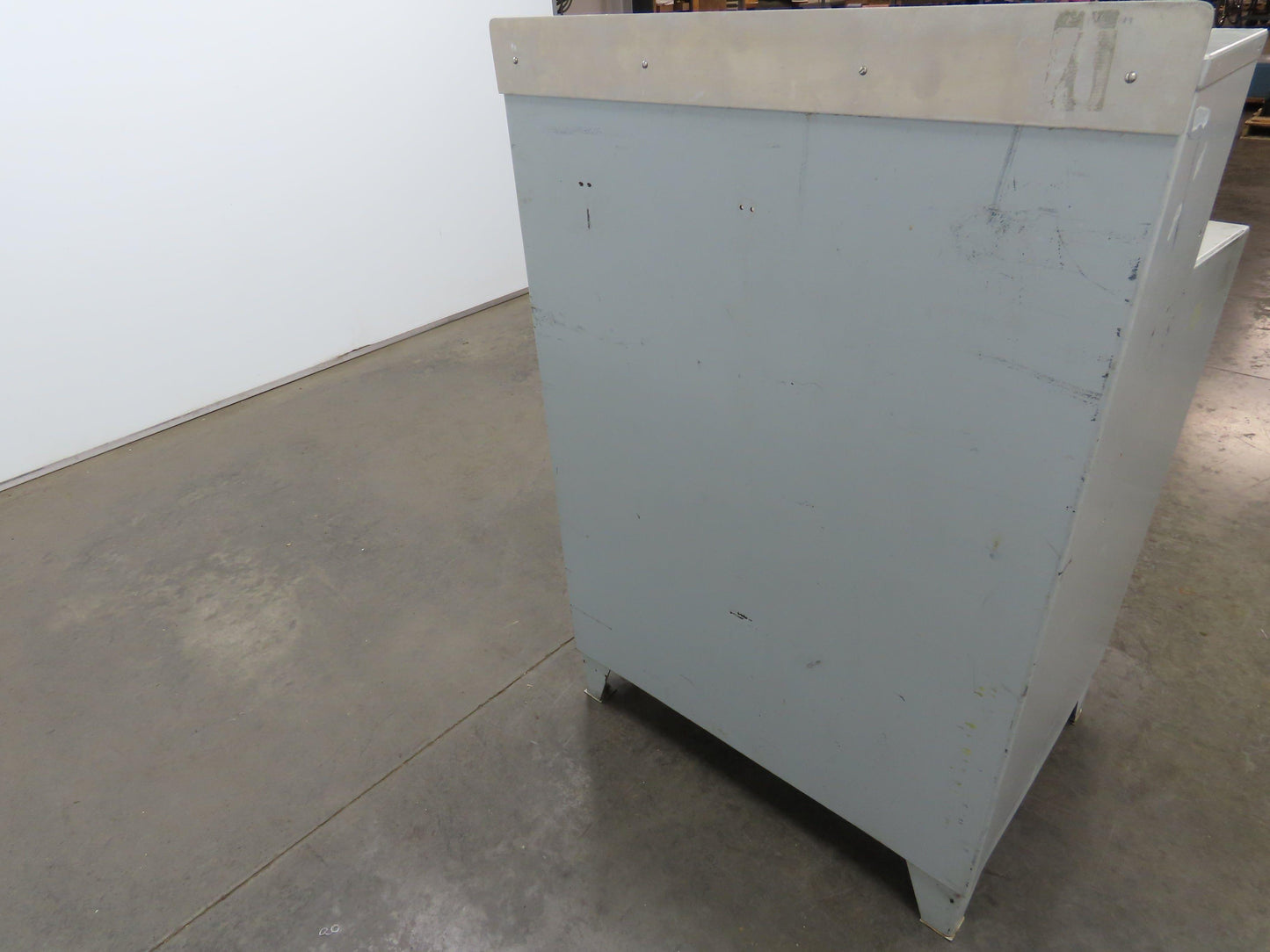 Strong Hold Extreme Duty 12 GA Shop Desk 1 Drawer Riser Shelf 36x28x54"