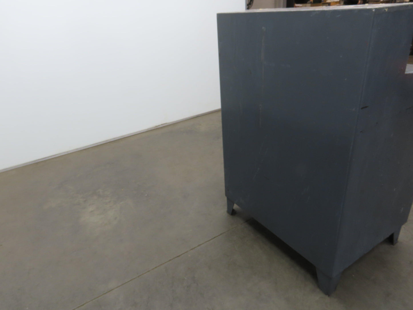 Strong Hold Extreme Duty 12 GA Shop Desk 1 Drawer Riser Shelf 36x28x54"