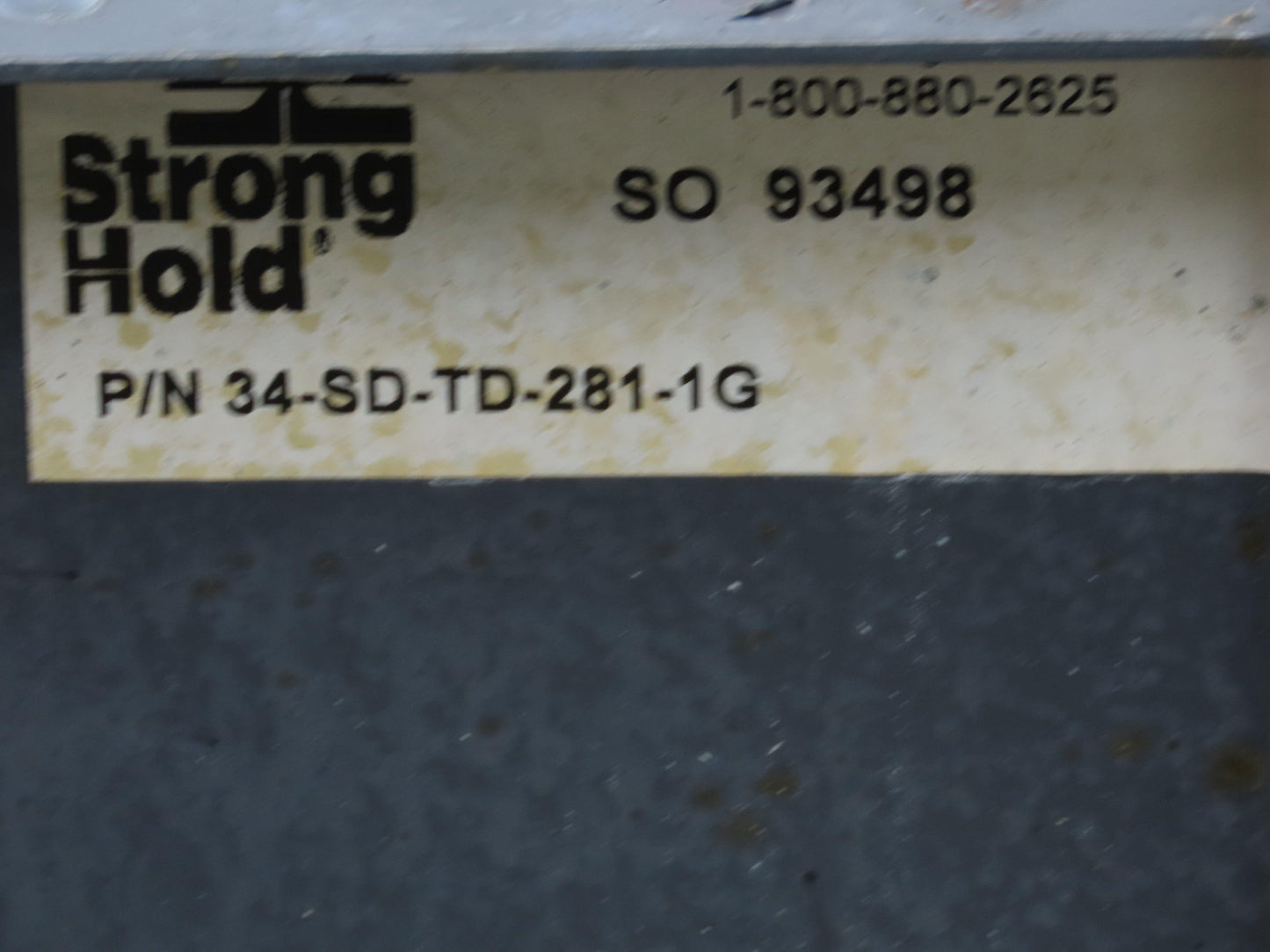 Strong Hold Extreme Duty 12 GA Shop Desk 1 Drawer Riser Shelf 36x28x54"