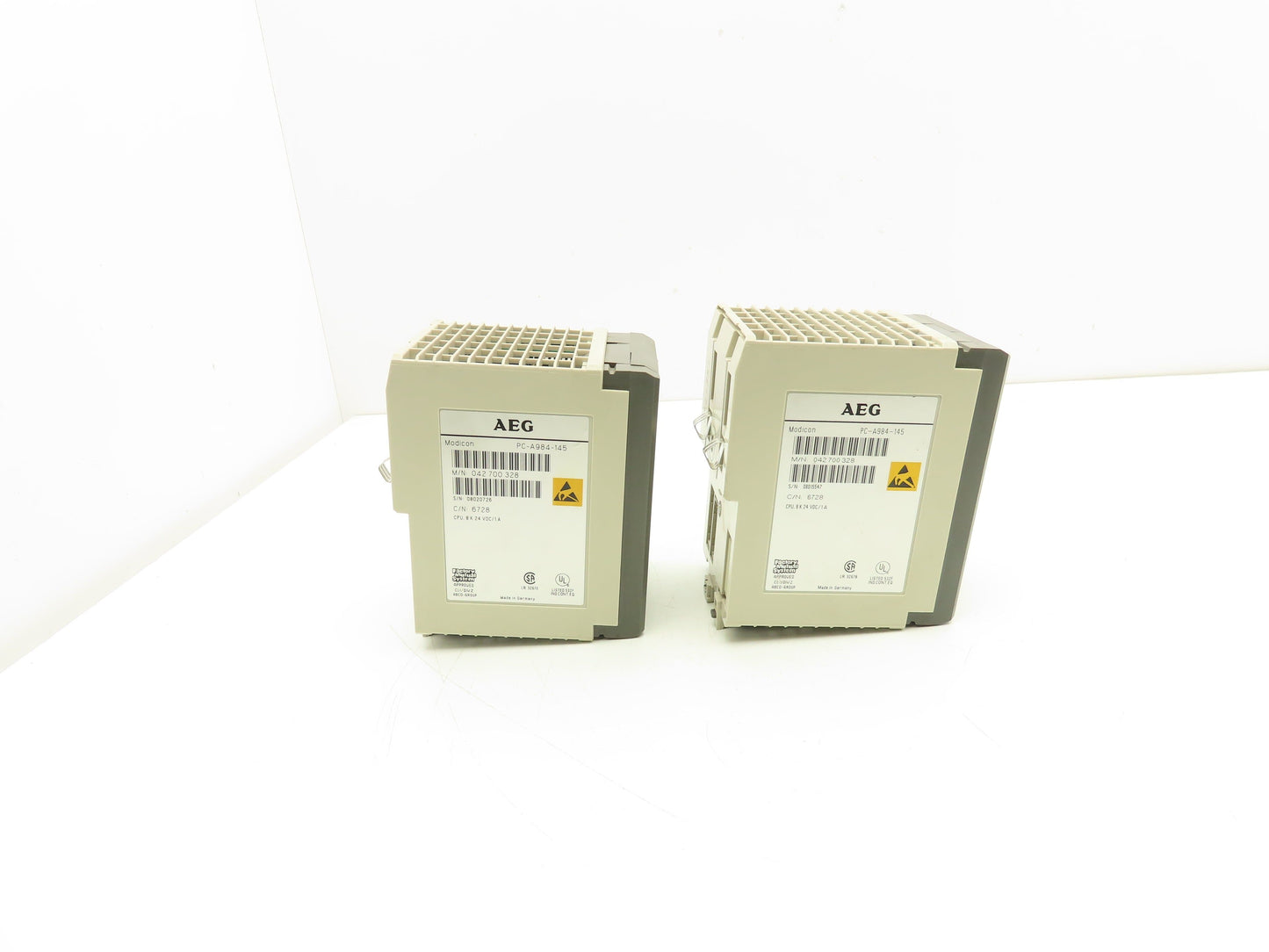 AEG PC-A984-145 PLC CPU Processor Module 24V Lot of 2