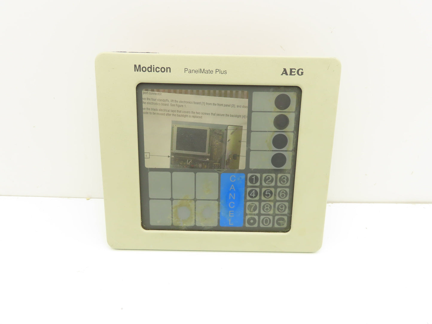 Modicon AEG MM-PM10-200 PanelMate Plus HMI Operator Display Panel Casing Cover