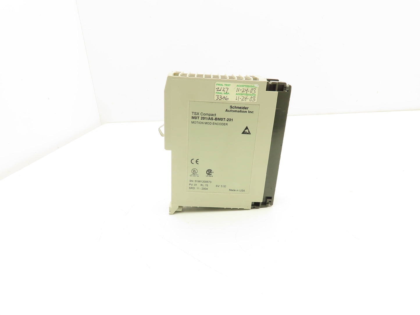 Schneider M0T 201/AS-BM0T-201 PLC Motion MOD Encoder Module