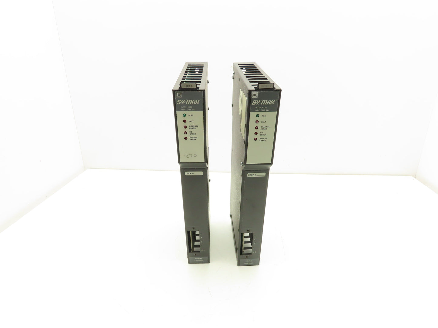 Square D 8030-CRM222 Sy/Max Remote Interface Module Series G 5VDC 1A Lot Of 2