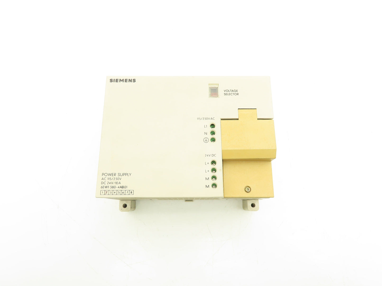 Siemens 6EW1380-4AB01 Power Supply 24VDC 10A 115/230VAC 1PH