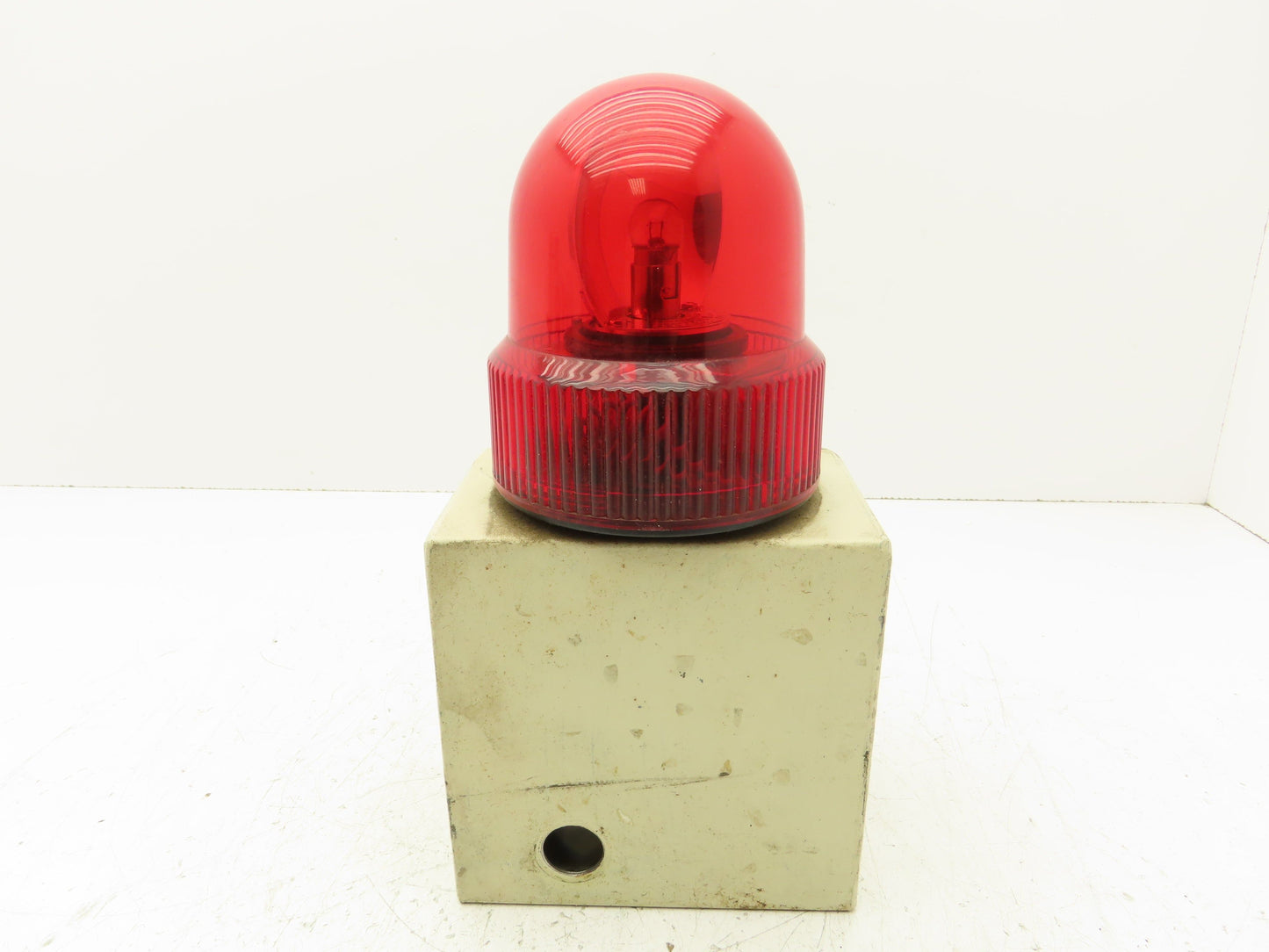 Patlite SKH-110 Revolving Warning Light Red 100VAC 12V 5W Bulb