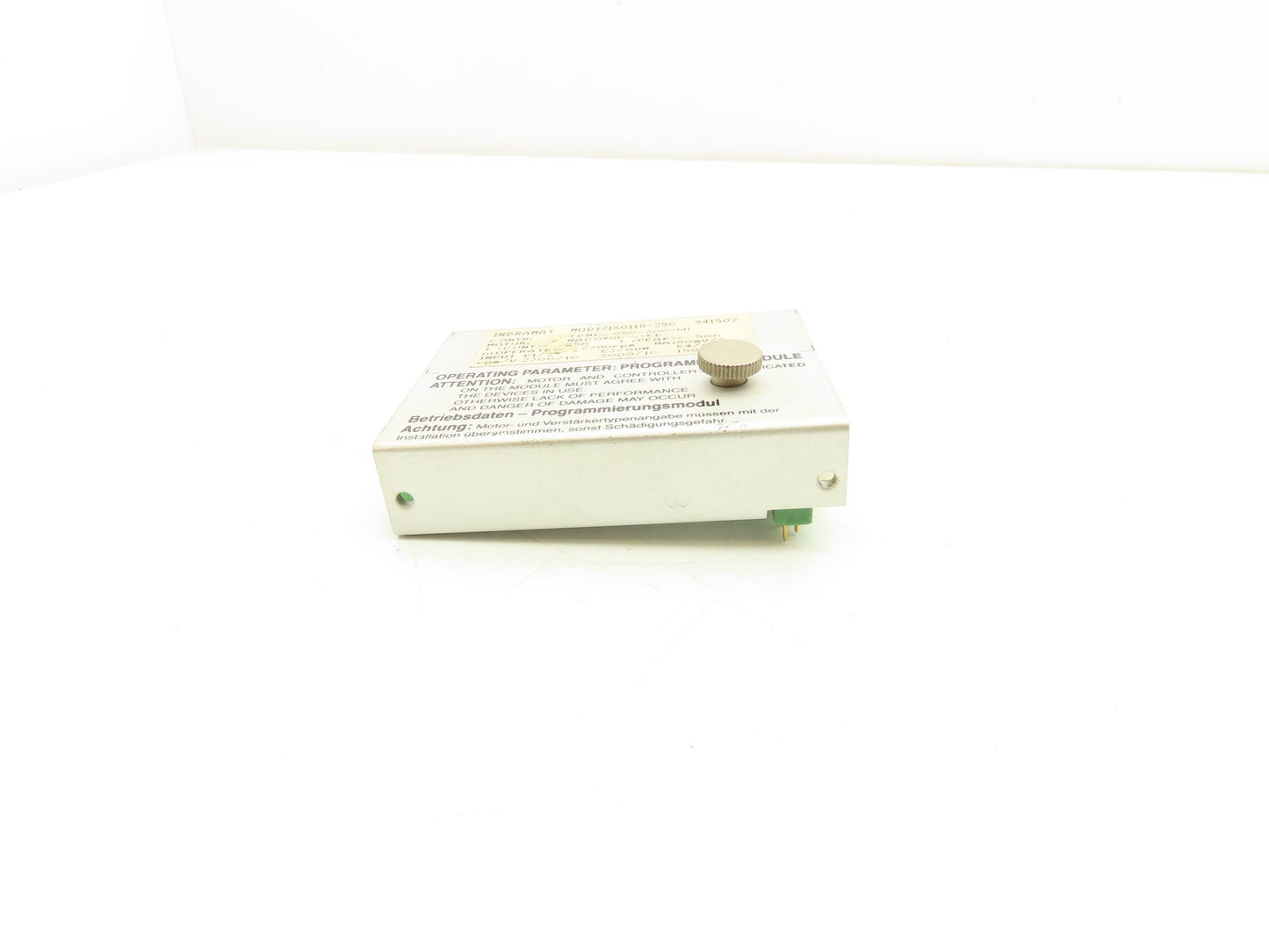 Indramat TDM1..-050-300-W1 Programming Module 50A 2700RPM