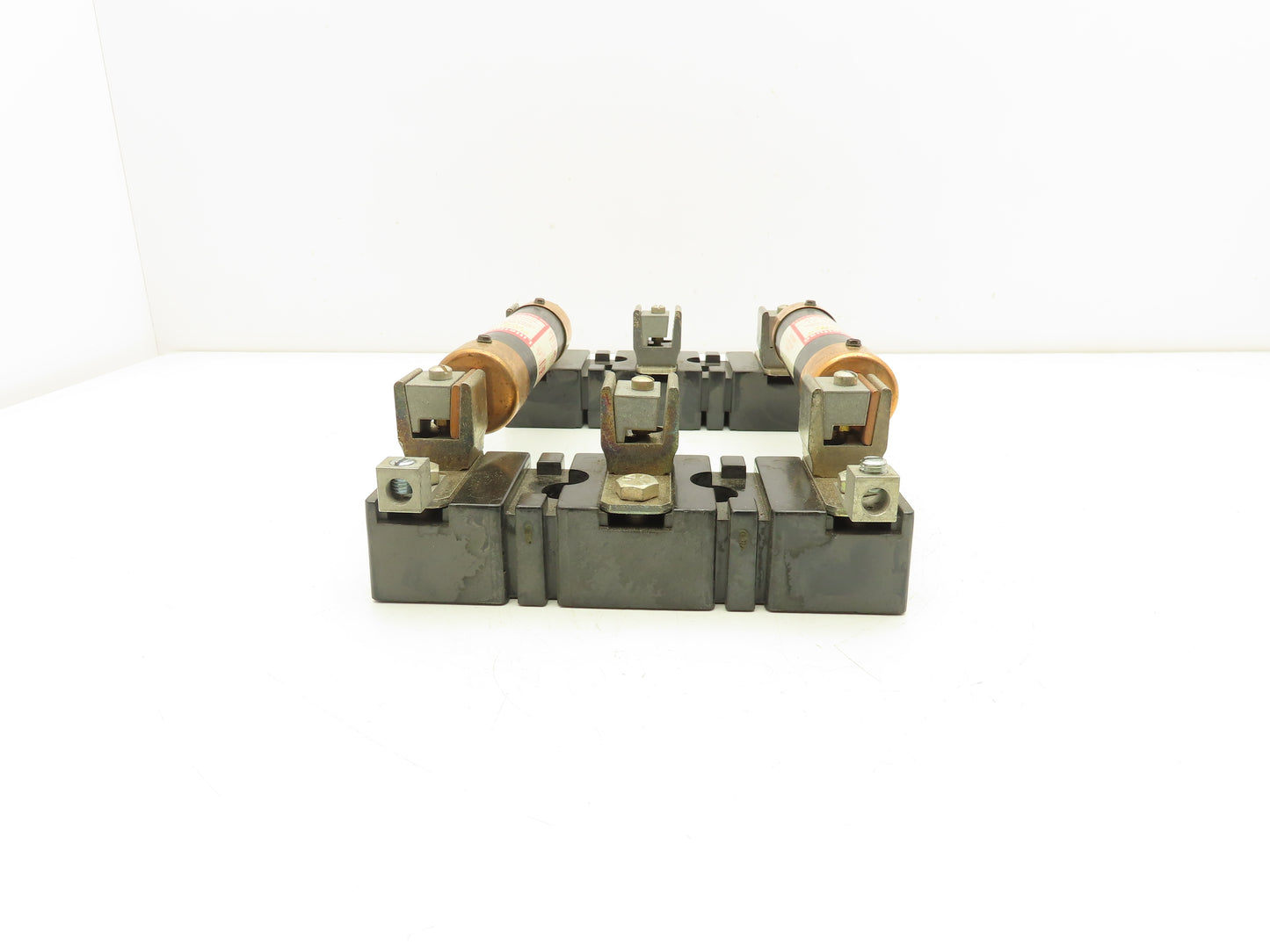 Allen Bradley X-410710 / X-400656 Fuse Block 3 Pole 100A 600V FLSR 80 Fuses