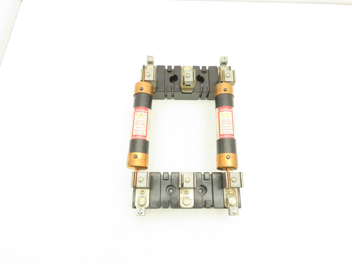 Allen Bradley X-410710 / X-400656 Fuse Block 3 Pole 100A 600V FLSR 80 Fuses