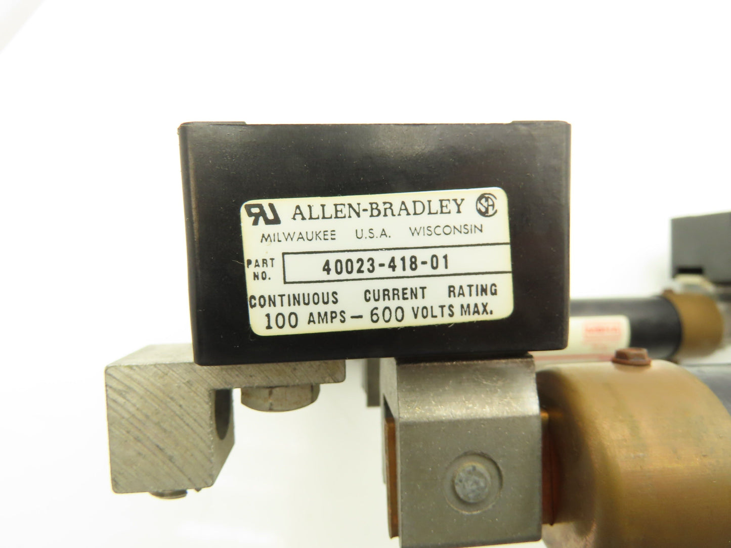 Allen Bradley X-410710 / 40023-418-01 Fuse Block 3 Pole 100A 600V FLSR 80 Fuses