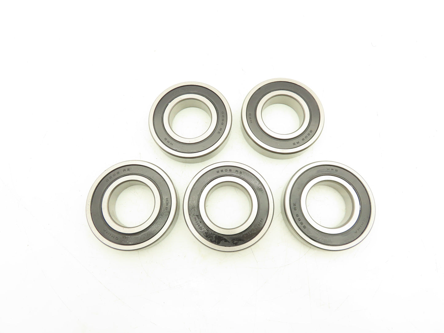 HRB 6208 RZ Deep Groove Ball Bearing 40mm Bore 80mm ID Lot of 5
