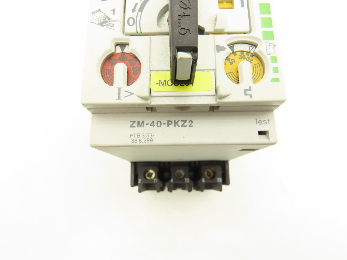 Moeller ZM-40-PKZ2 Motor Protection Relay 30HP 3Ph 480/277 VAC