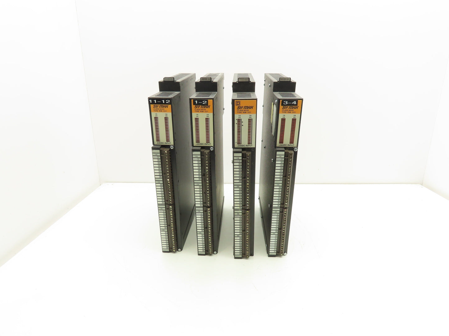 Square D RIM331 PLC SY/MAX Slot Card Input Module Lot of 4