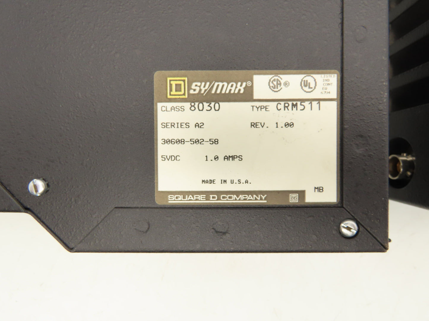 Square D CRM511 PLC SY/MAX Network Interface Slot Card Module Lot of 2