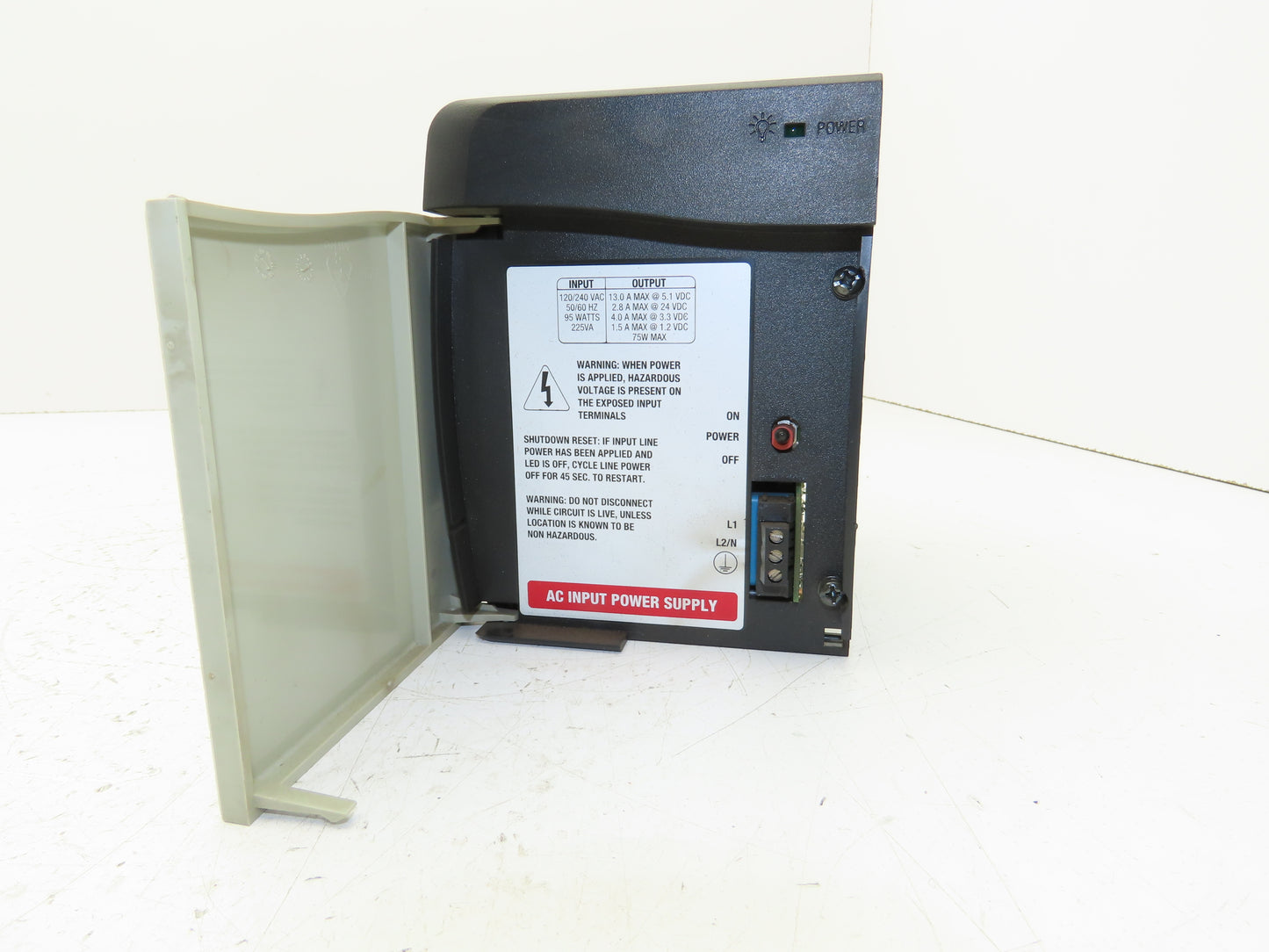 Allen Bradley 1756-PA75/A ControlLogix AC Input Power Supply 120/240 13A Ser.A