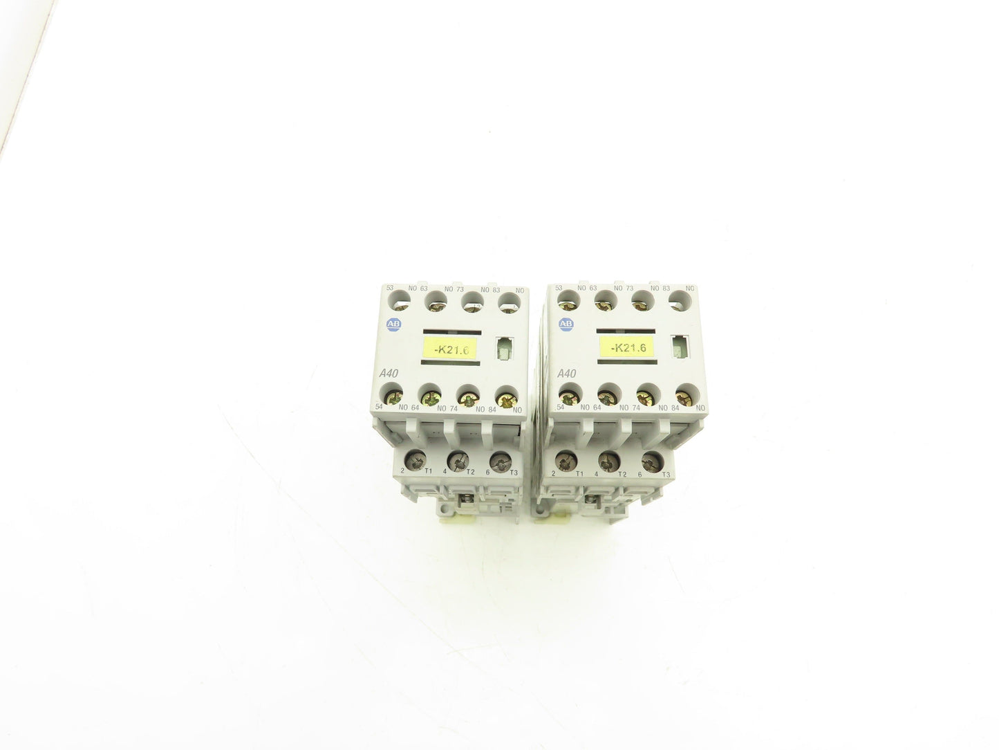 Allen Bradley 100-C30D*00 IEC Contactor 30A 3-Pole 600V 24VDC Coil Lot of 2