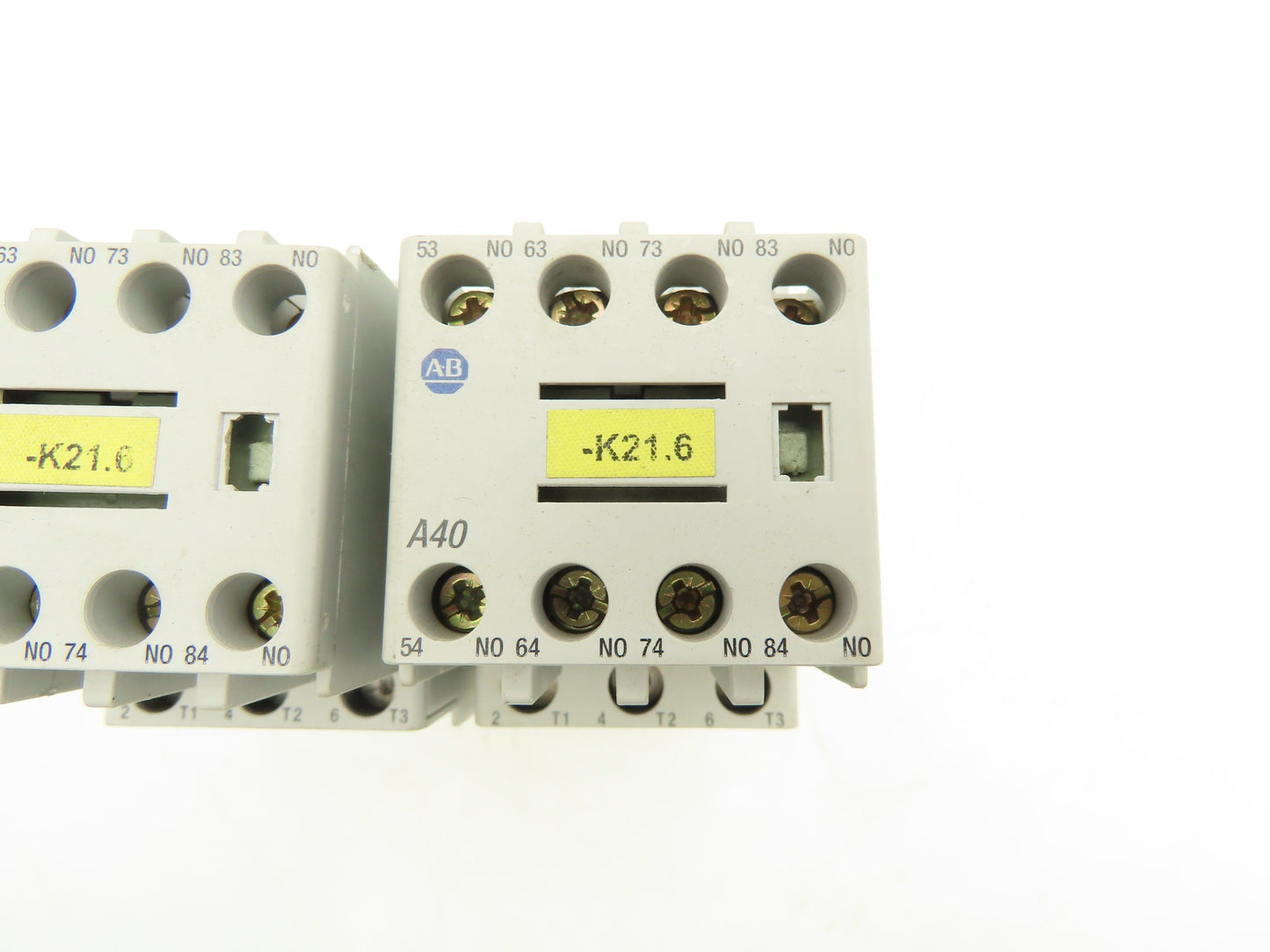 Allen Bradley 100-C30D*00 IEC Contactor 30A 3-Pole 600V 24VDC Coil Lot of 2