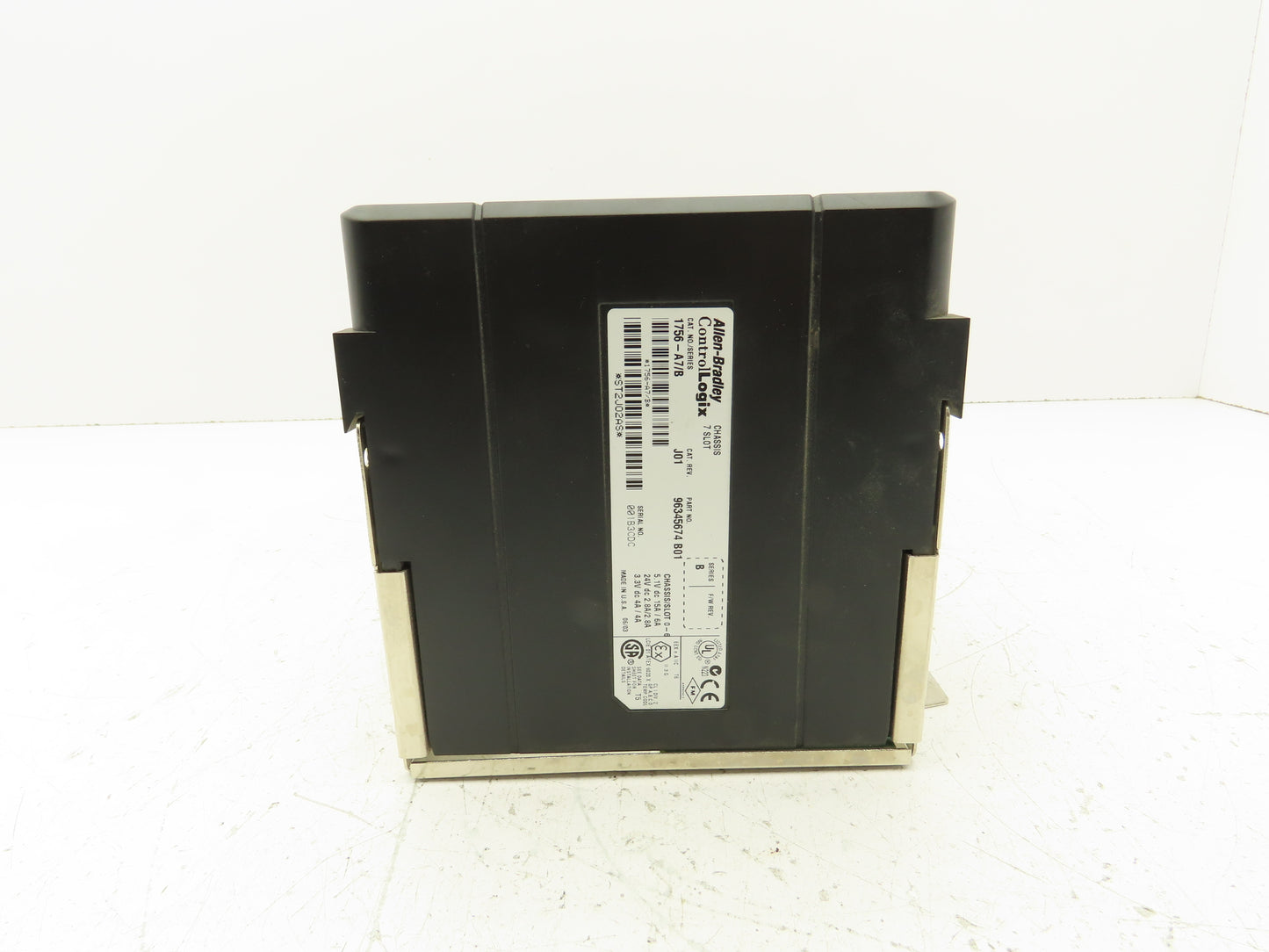 Allen Bradley 1756-A7/B ControlLogix 7 Slot Chassis J01 Ser B