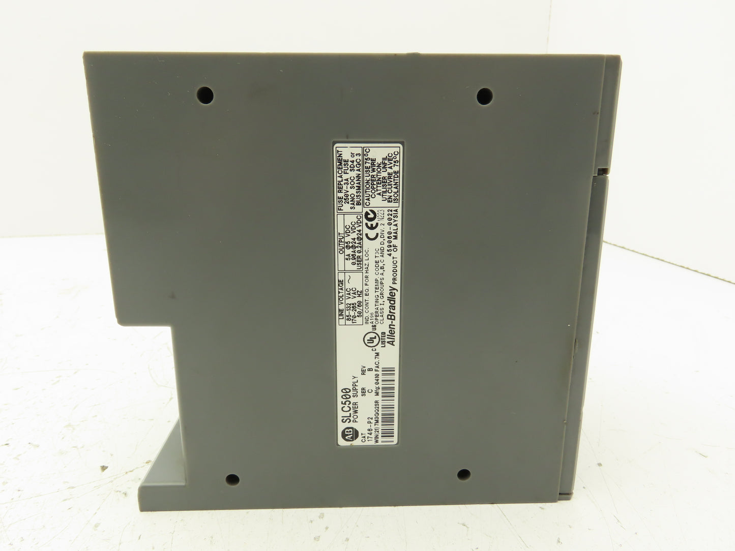 Allen Bradley 1746-P2 SLC 500 PLC Module Power Supply Series C Rev B