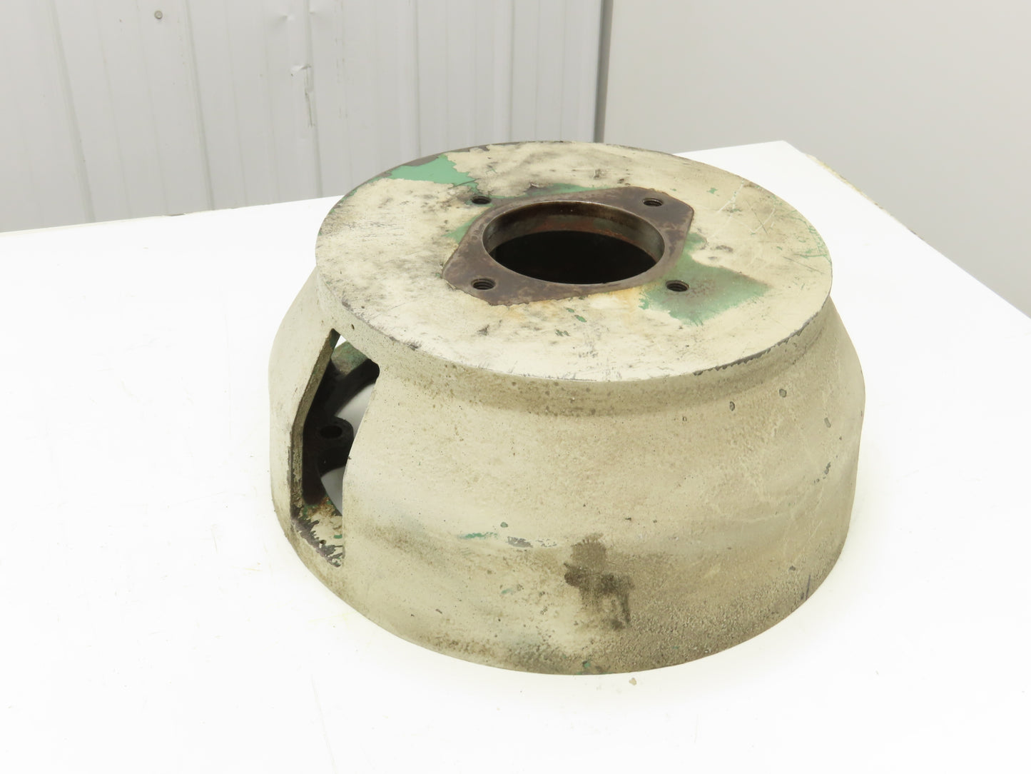 NEMA 445U C-Face Motor Pump Adapter Steel Bell Housing 4-Bolt SAE-C