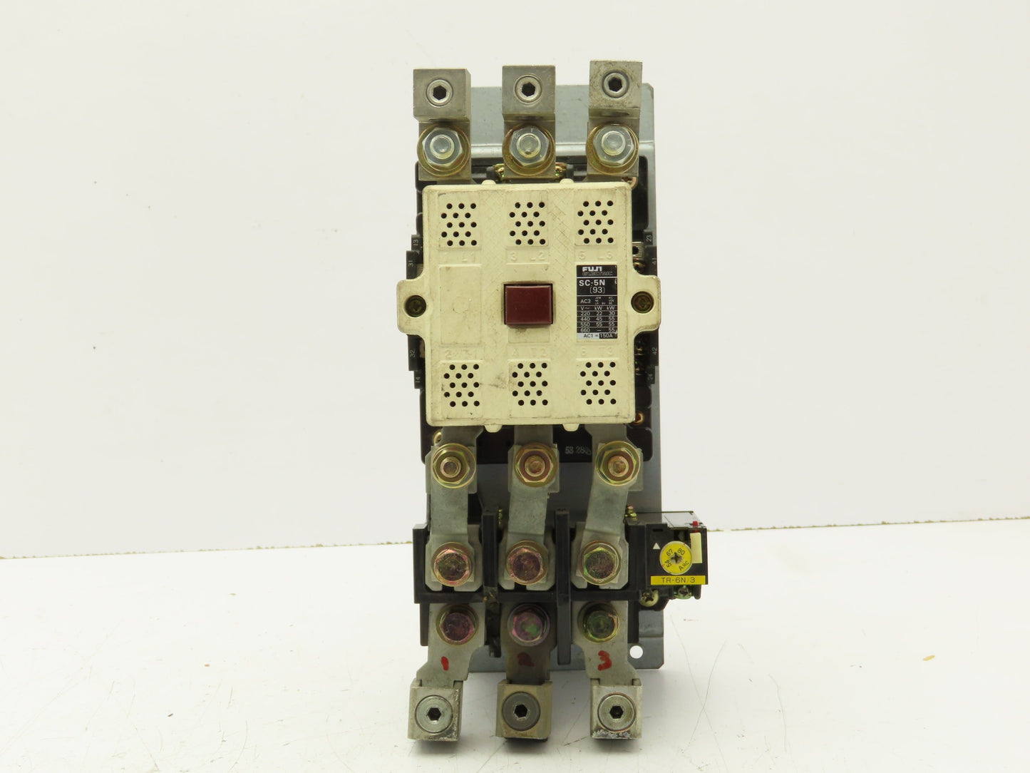 Fuji Electric SC-5N Motor Starter Magnetic Contactor 600V 3Ph 93A 110V Coil