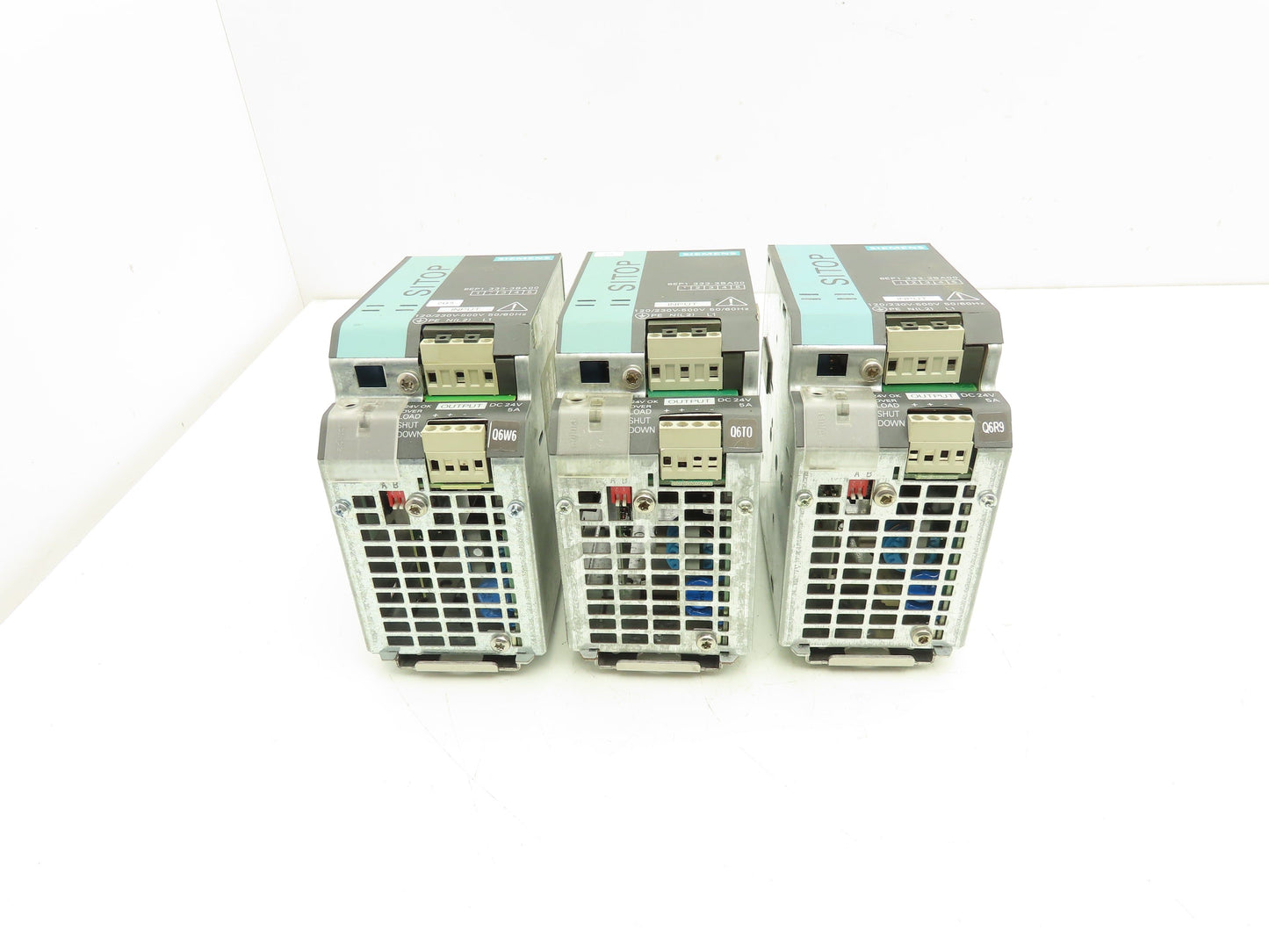 Siemens 6EP1333-3BA00 SITOP Modular Power Supply 24VDC 5A 1/2ph Lot Of 3