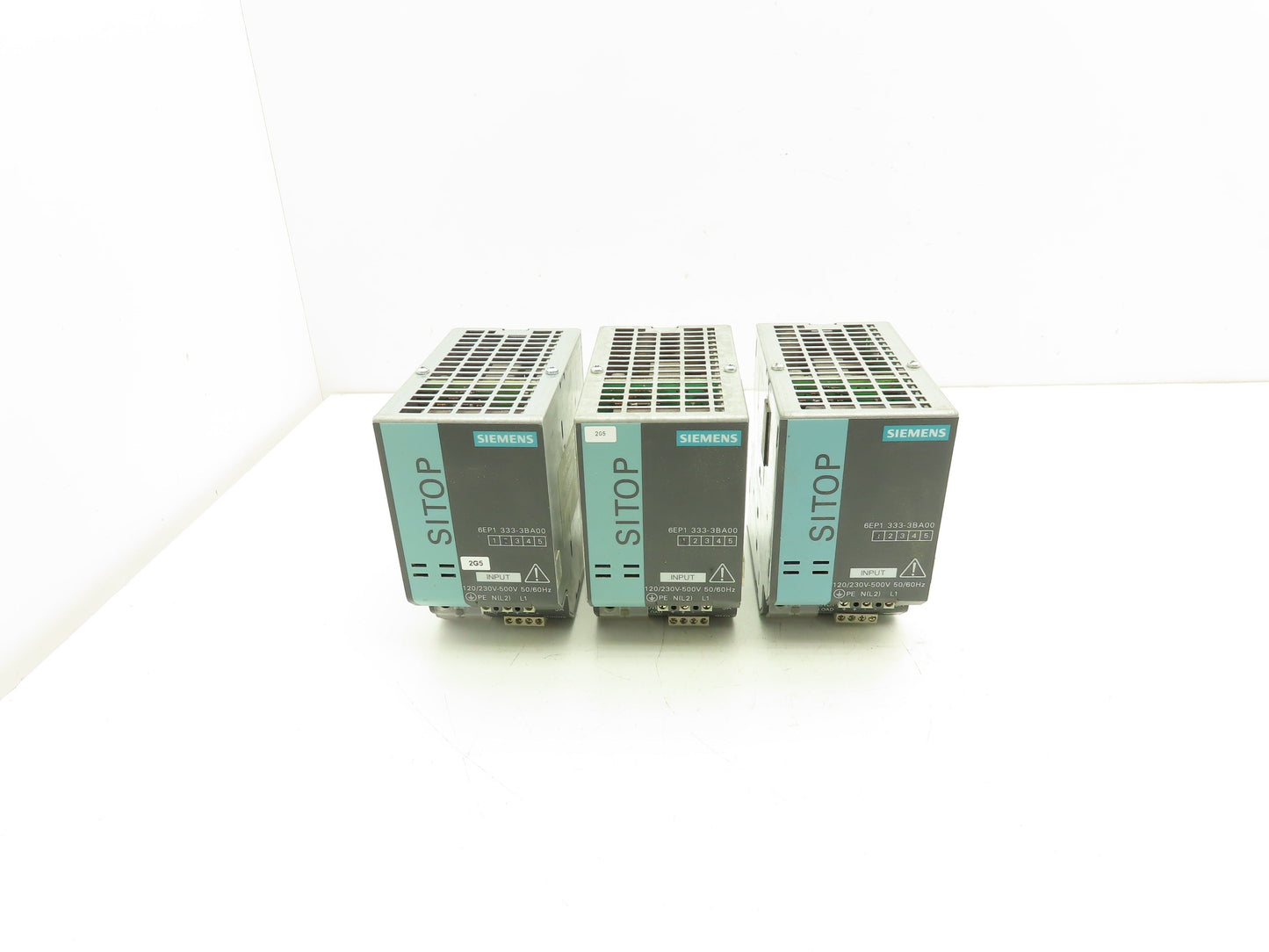 Siemens 6EP1333-3BA00 SITOP Modular Power Supply 24VDC 5A 1/2ph Lot Of 3