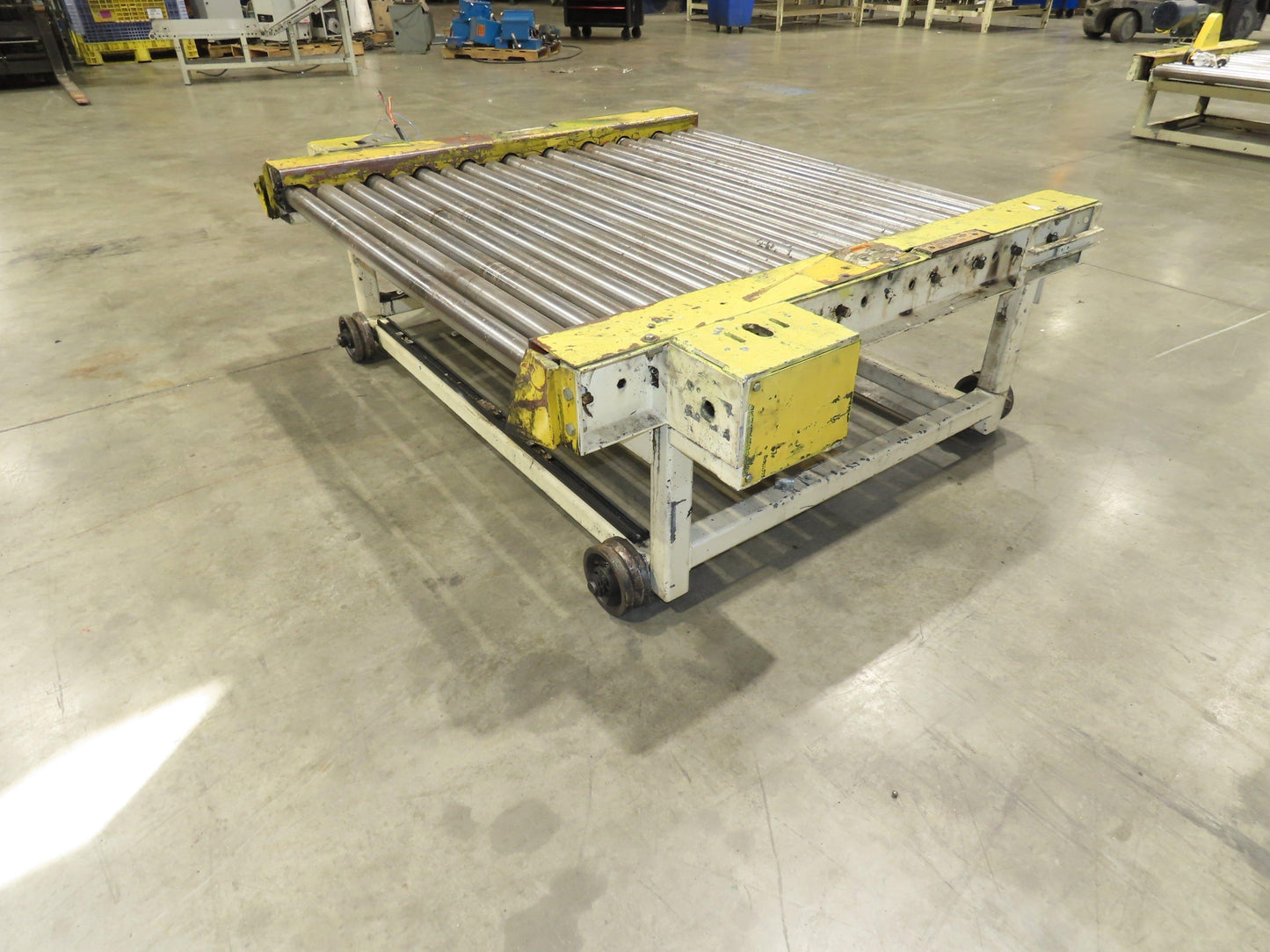 54" Pallet Conveyor 2.5" Roller 60"L 1Hp 460V Chain Drive 60 FPM