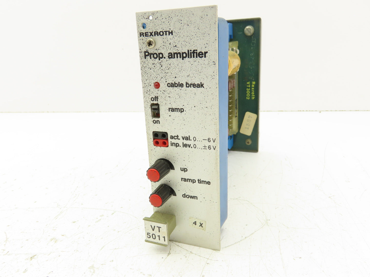 Rexroth VT5011S42R1 Proportional Amplifier Card VT5011 W/ Base VT3002