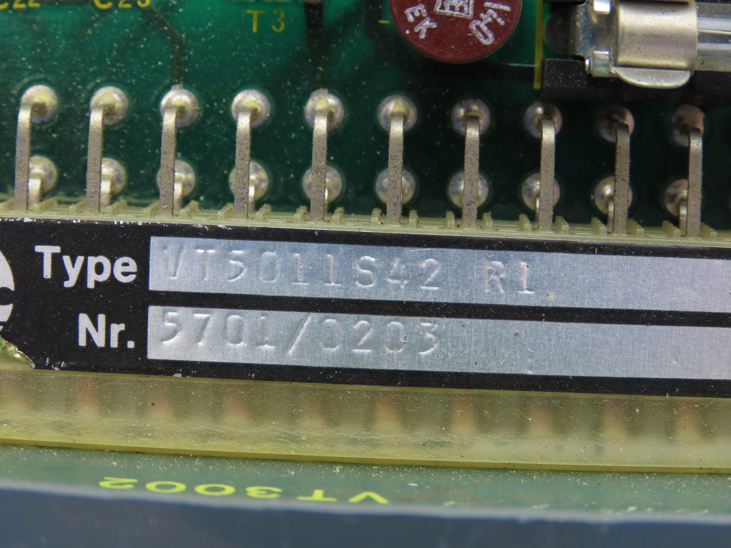 Rexroth VT5011S42R1 Proportional Amplifier Card VT5011 W/ Base VT3002