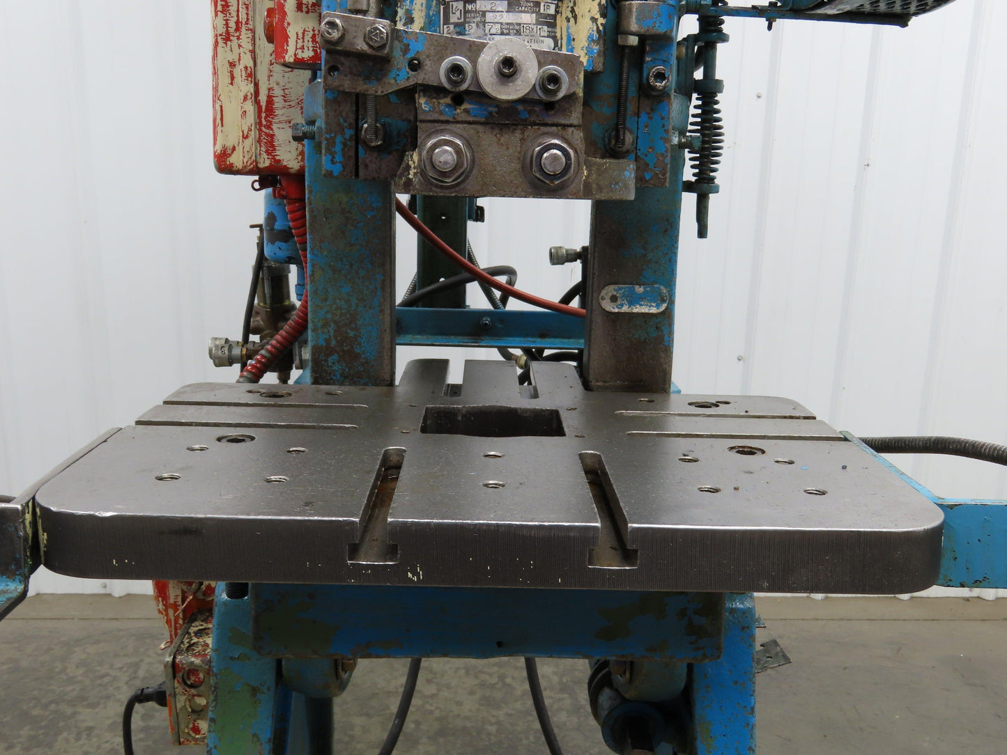 L&J No 2 Mechanical OBI Punch Press 18 Ton 2" Stroke 6-1/2" Throat 230/460V 3Ph