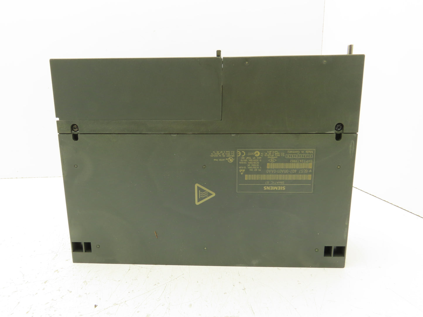 Siemens 6ES7 407-0RA01-0AA0 Simatic S7-400 Power Supply Module 120/230V 20A