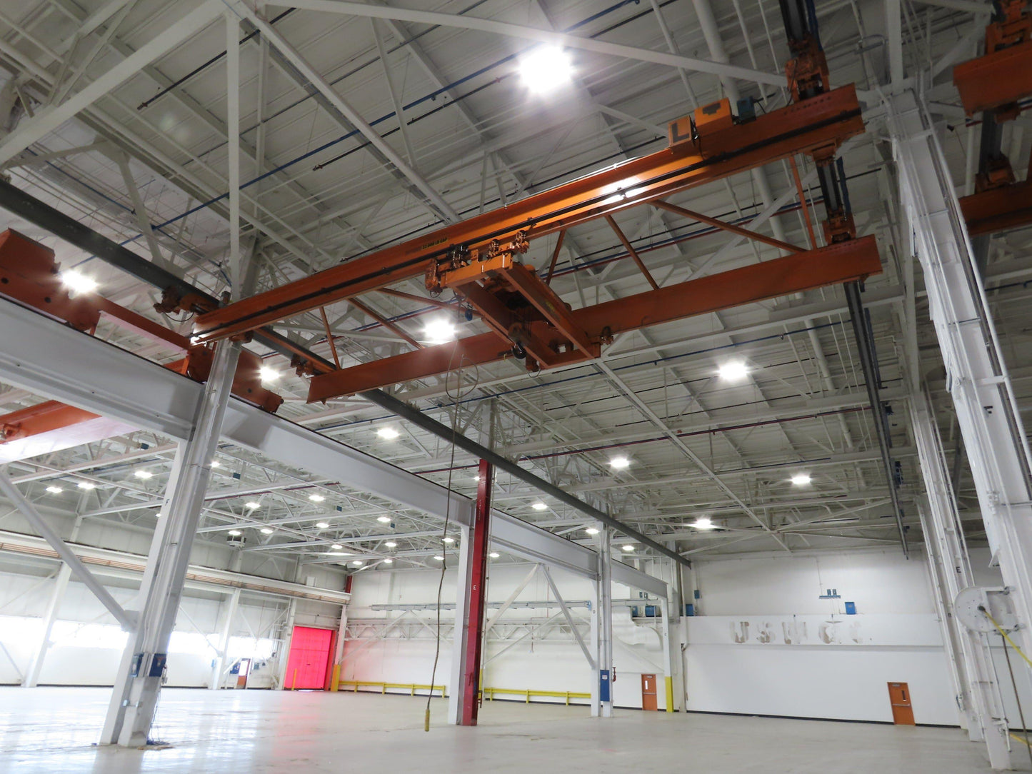 Cleveland Tramrail 16 Ton Double Girder Underhung Bridge Crane 43' Span w/Remote
