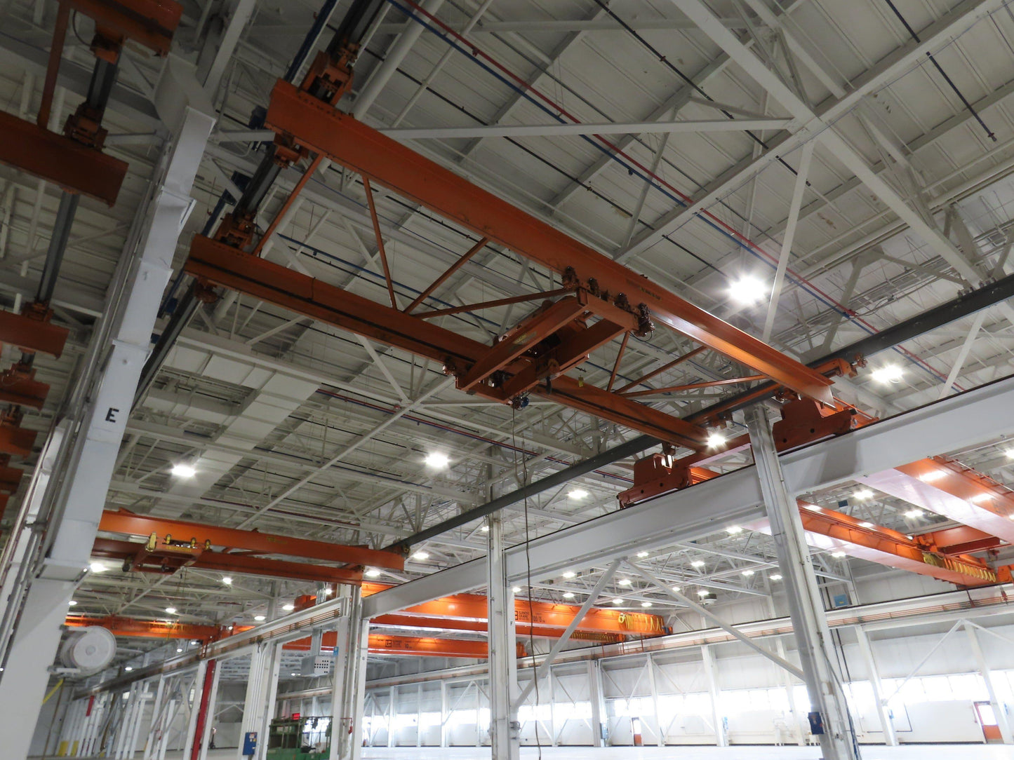 Cleveland Tramrail 16 Ton Double Girder Underhung Bridge Crane 43' Span w/Remote