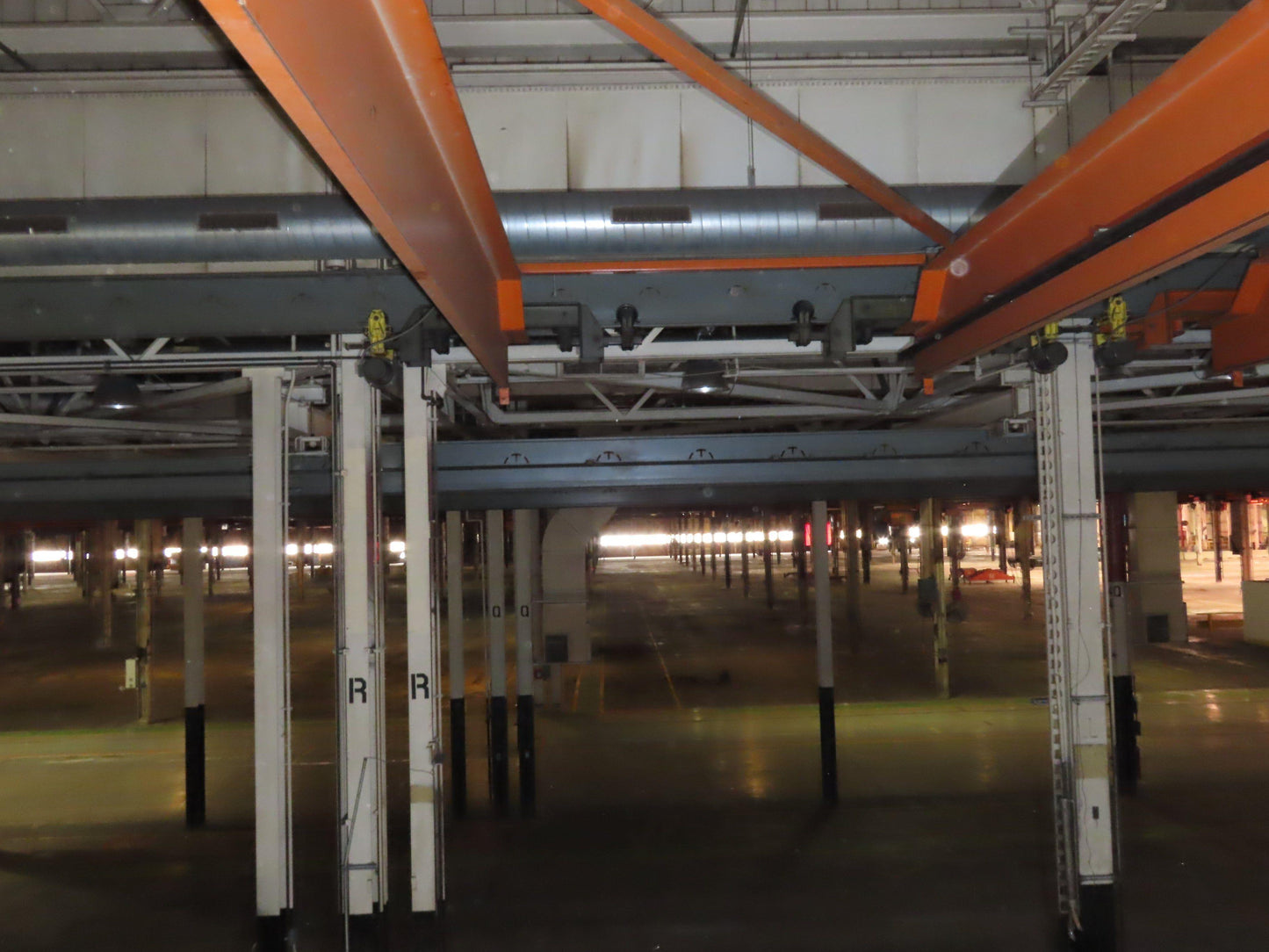 Cleveland Tramrail P&H 15 Ton Double Girder Bridge Crane 45' Span 2-Hoists