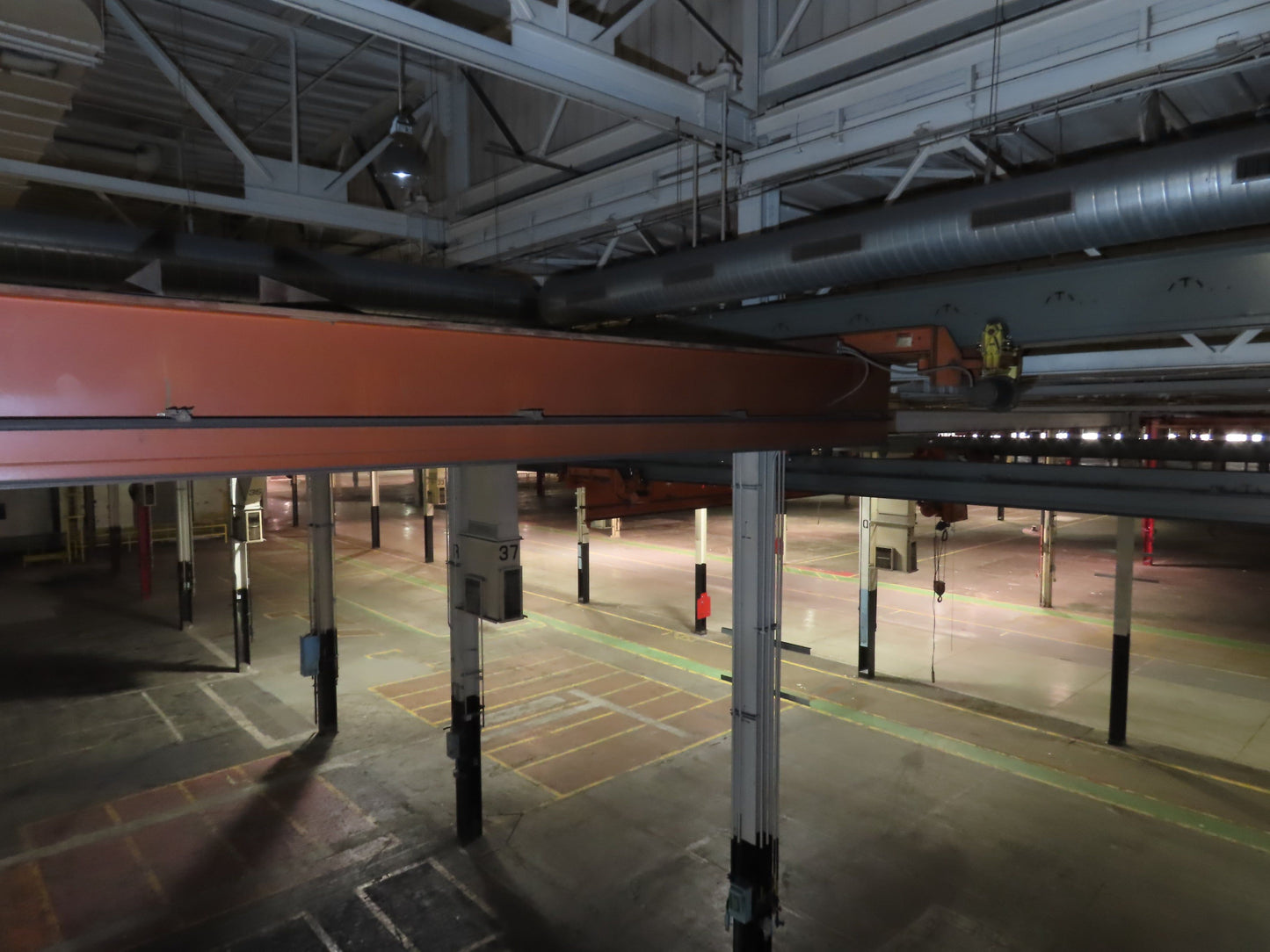 Cleveland Tramrail P&H 15 Ton Double Girder Bridge Crane 45' Span w/Remote