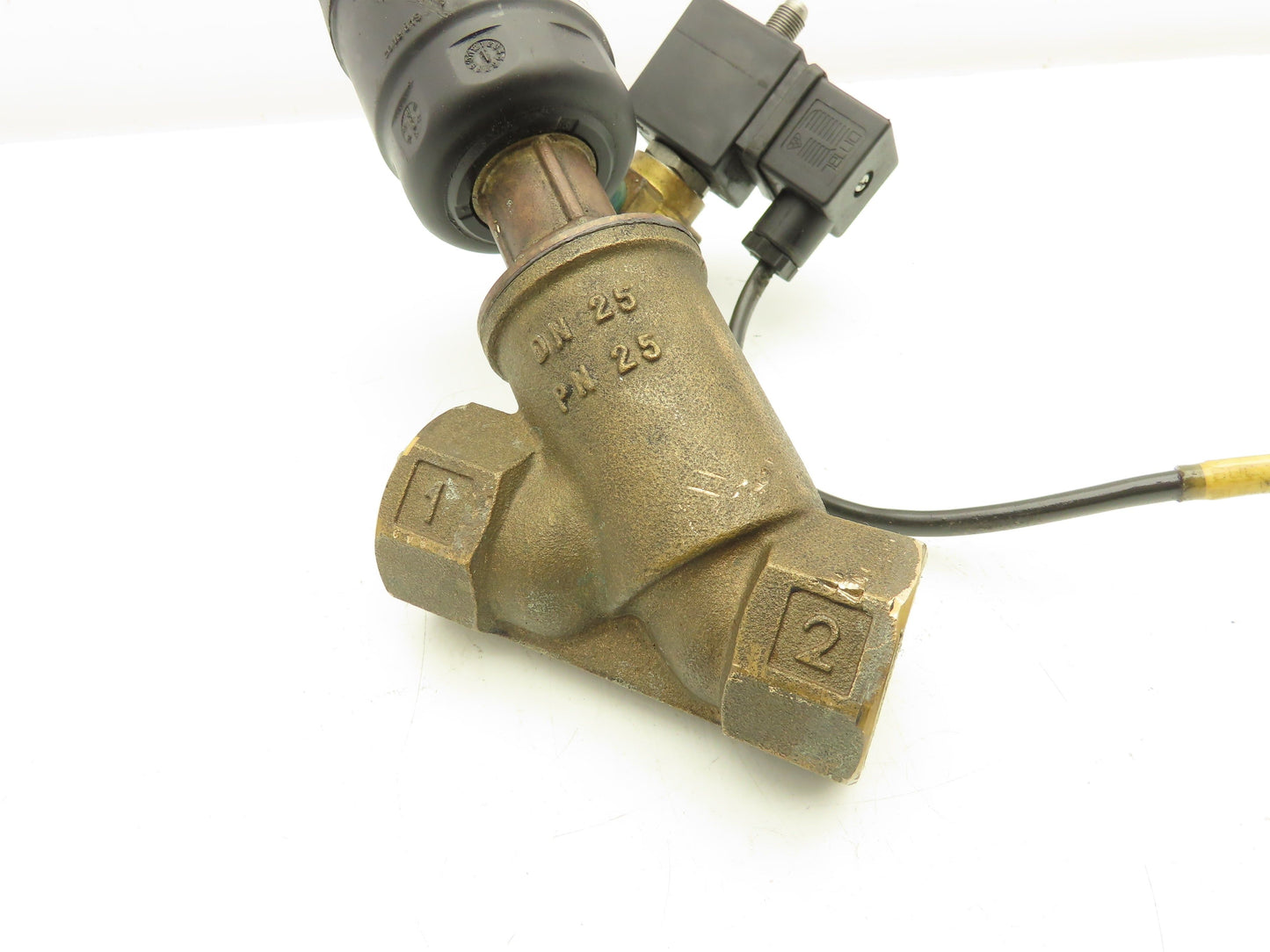 Granzow PABR-25/45FSO Bronze Pneumatic Solenoid Valve 2-Way 1" NPT 24VDC N.C.