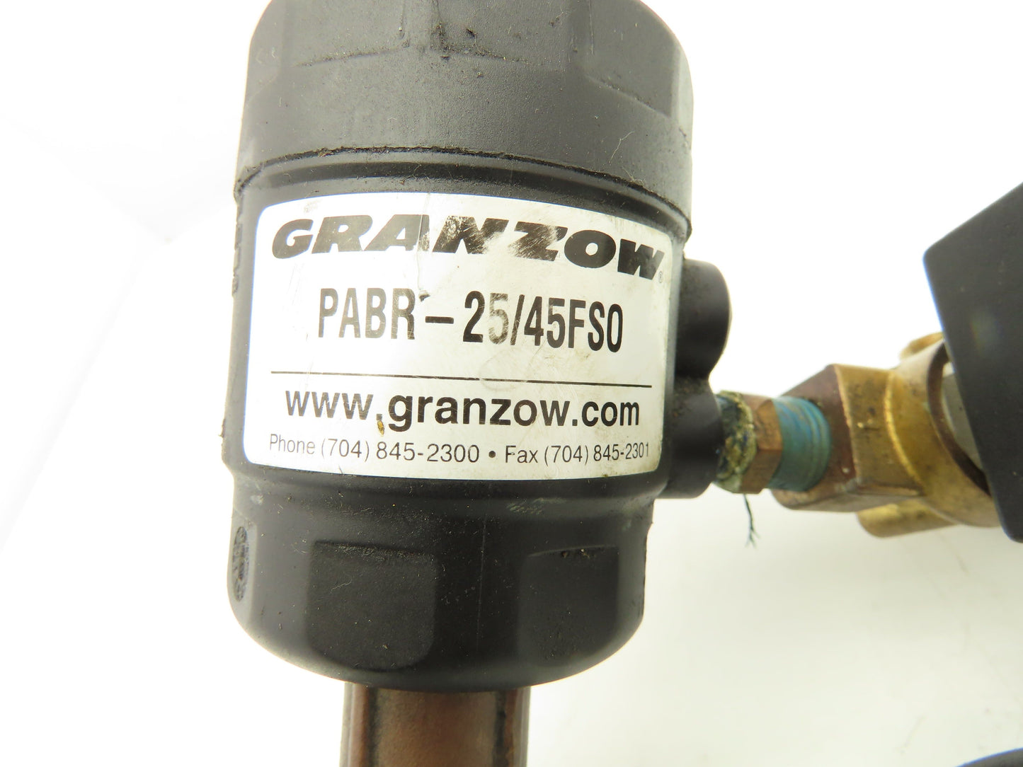 Granzow PABR-25/45FSO Bronze Pneumatic Solenoid Valve 2-Way 1" NPT 24VDC N.C.