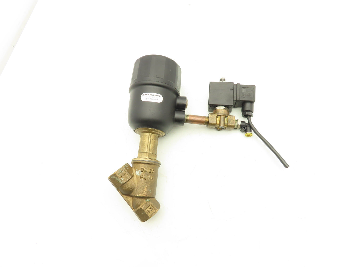Granzow PABR-20FSO Bronze Pneumatic Solenoid Valve 2-Way 3/4" NPT 24VDC N.C.