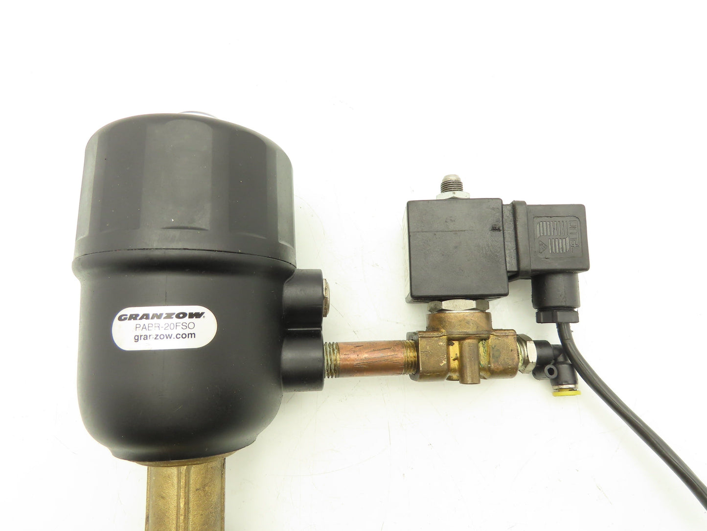 Granzow PABR-20FSO Bronze Pneumatic Solenoid Valve 2-Way 3/4" NPT 24VDC N.C.