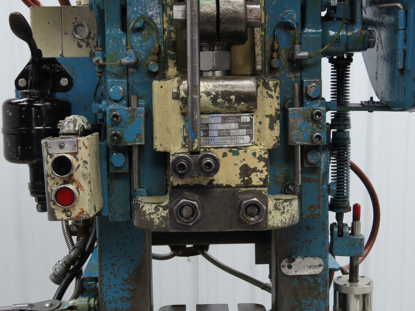 L&J No 18 Mechanical OBI Punch Press 18 Ton 2" Stroke 6" Throat 1.5Hp 3Ph