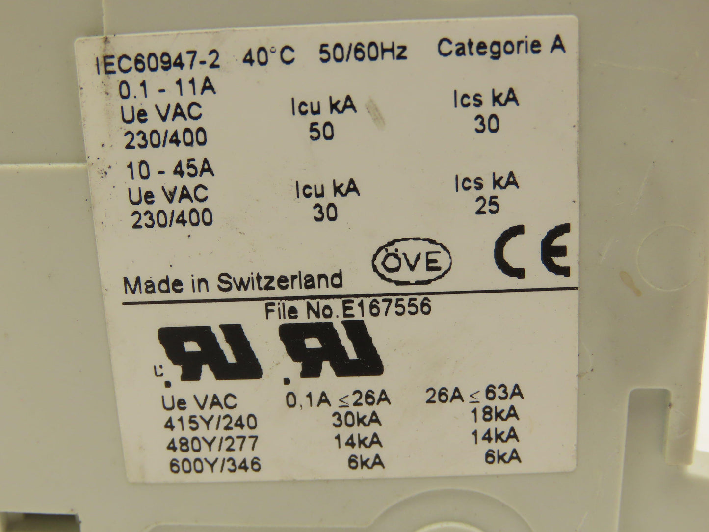 ABB QM2 Circuit Breaker 230/400V 50KA 10-45A 2 Pole Lot Of 6