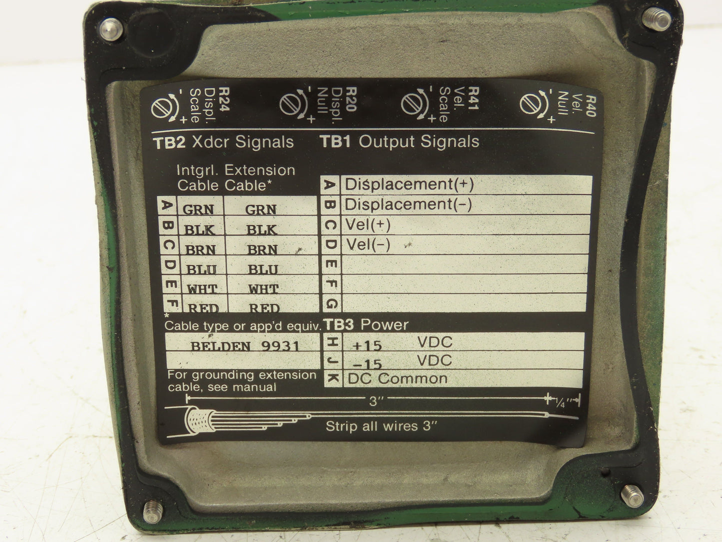 Temposonics 0110200703101000 Analog Output Module 0-10VDC 20" Stroke