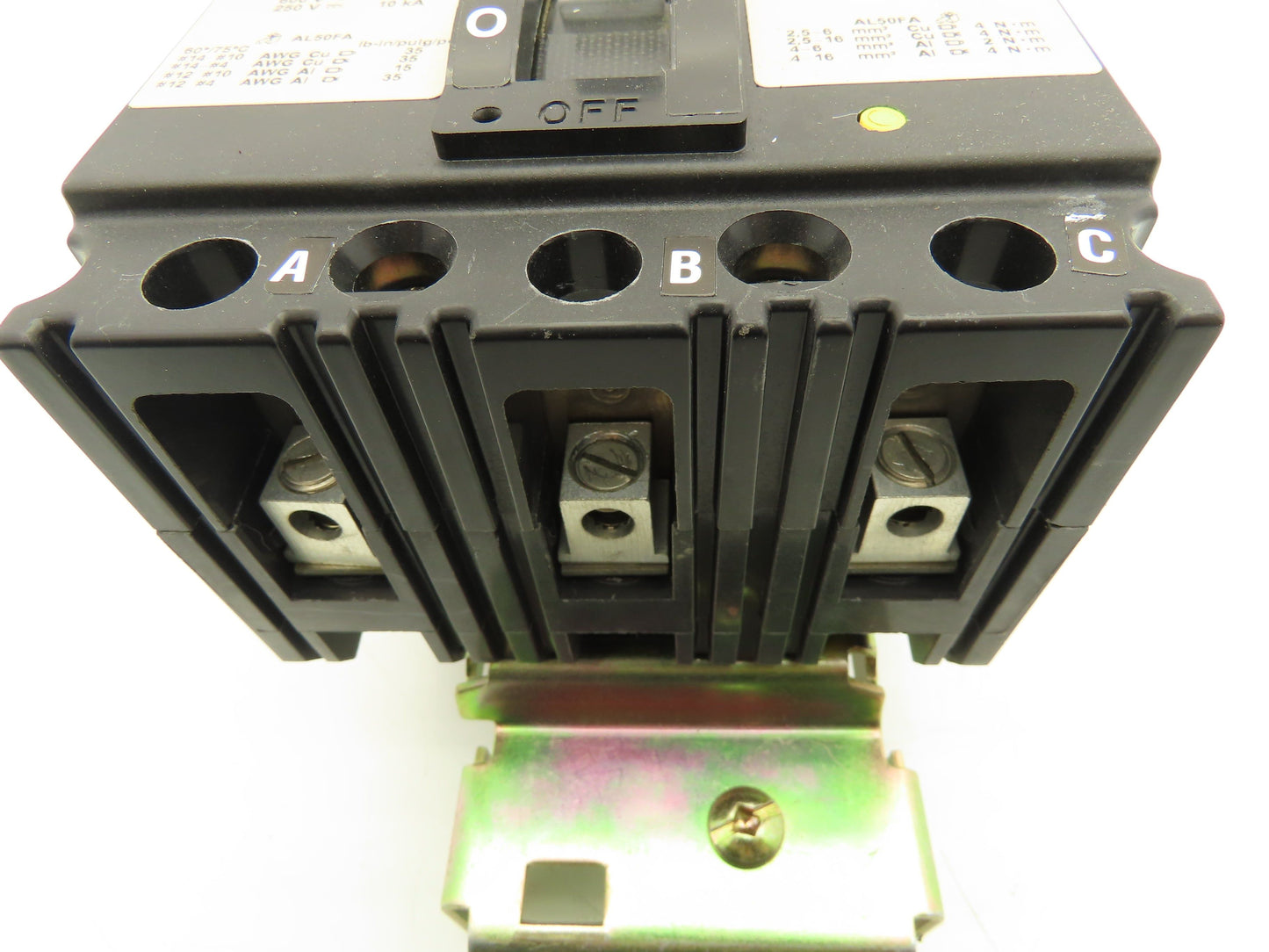 Square D FAB36020 I-Line Circuit Breaker 20A 600V 3 Pole Gray Face