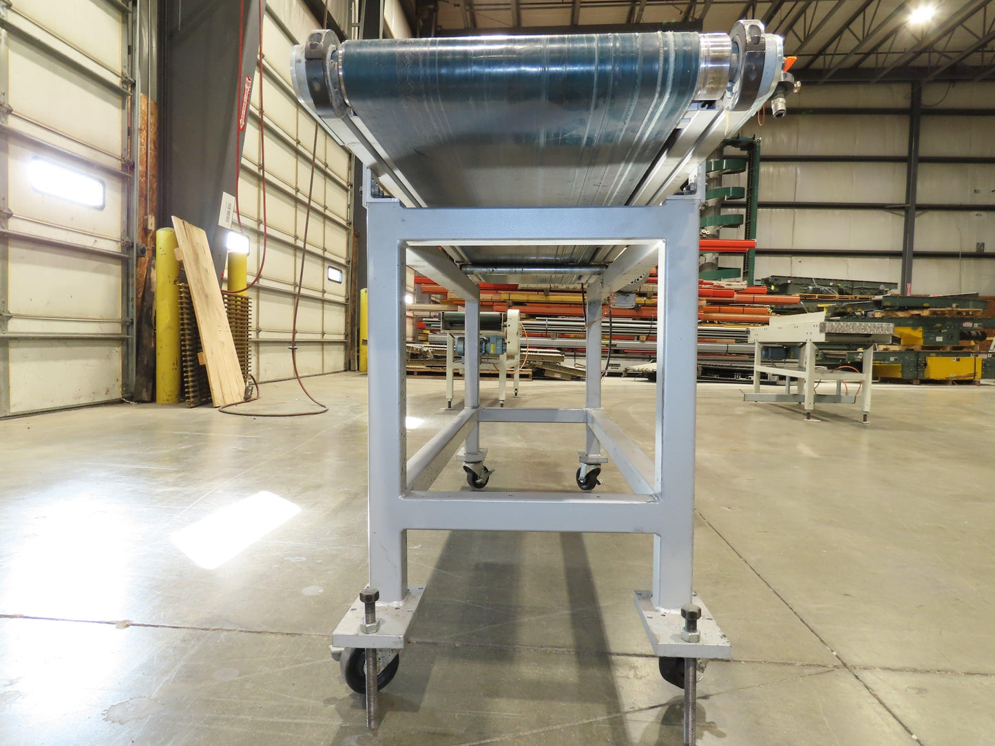 Gammerler 20"x 81"L Slider Bed Conveyor 14" Flat Belt 285 FPM 480V Low Profile