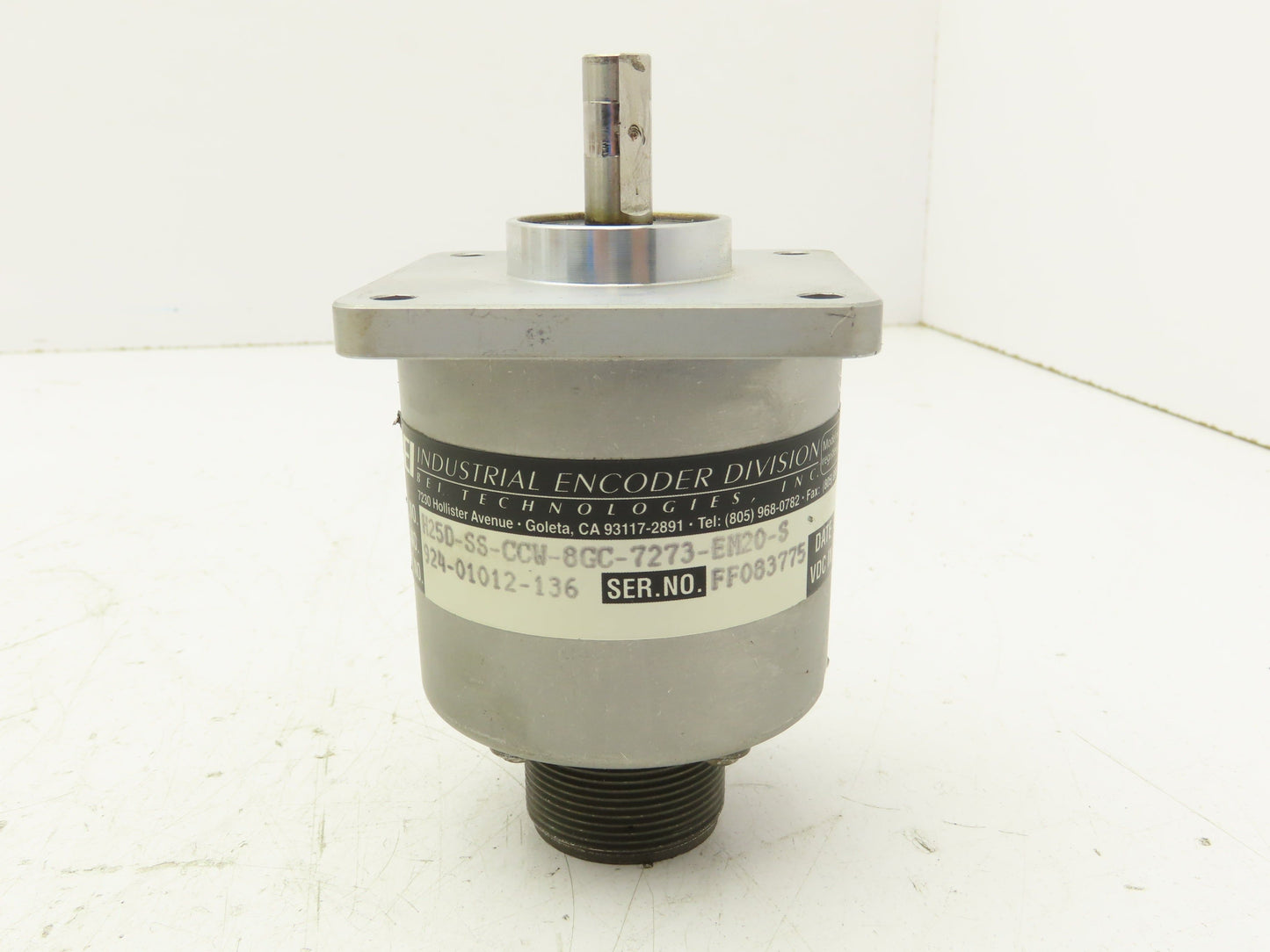 BEI Sensors H25D-SS-CCW-8GC-7273-EM20-S Rotary Encoder 5-28VDC
